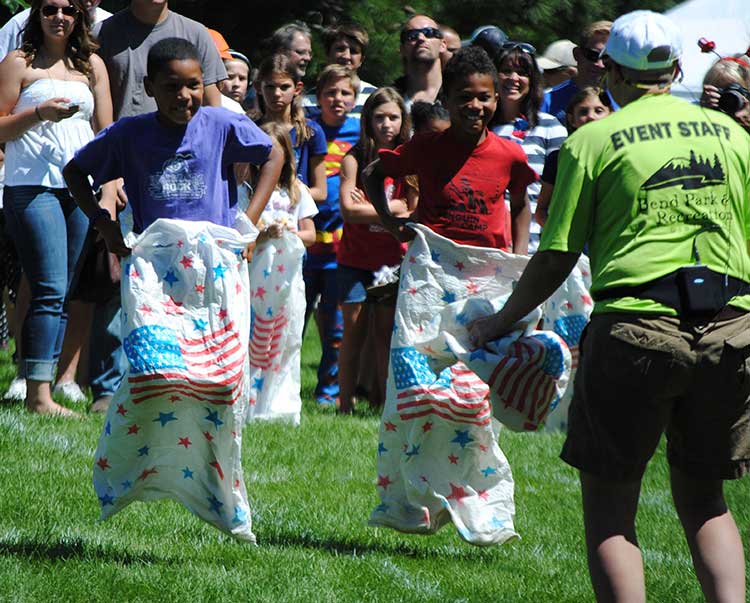 potato sack races