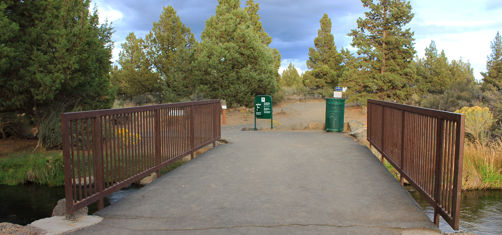 a walking path at Big Sky Park.