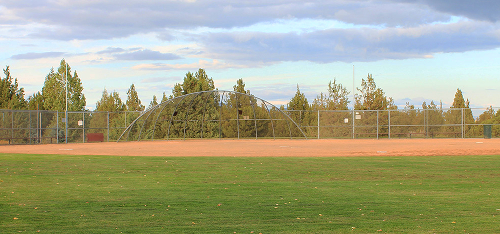 The softball field at Big Sky Park.