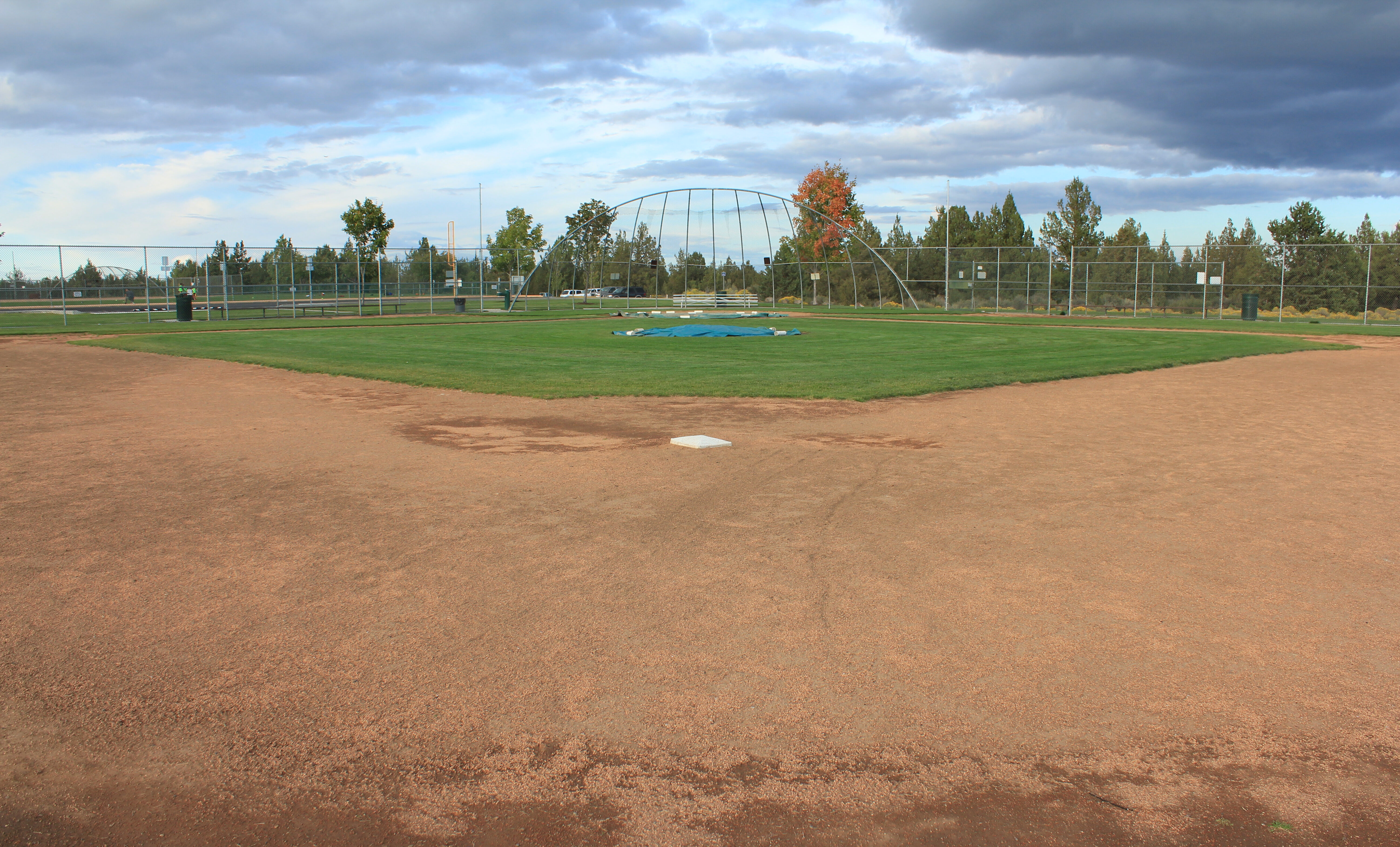 a ballfield at big sky park