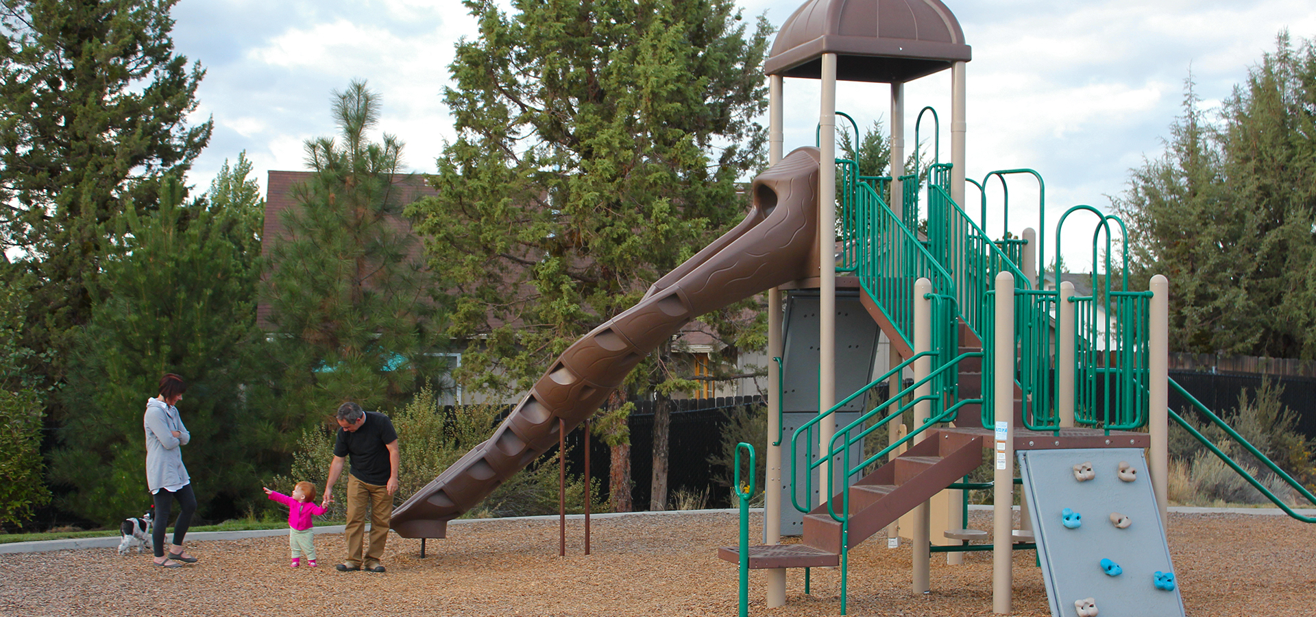 The playground at Boyd Acres park.