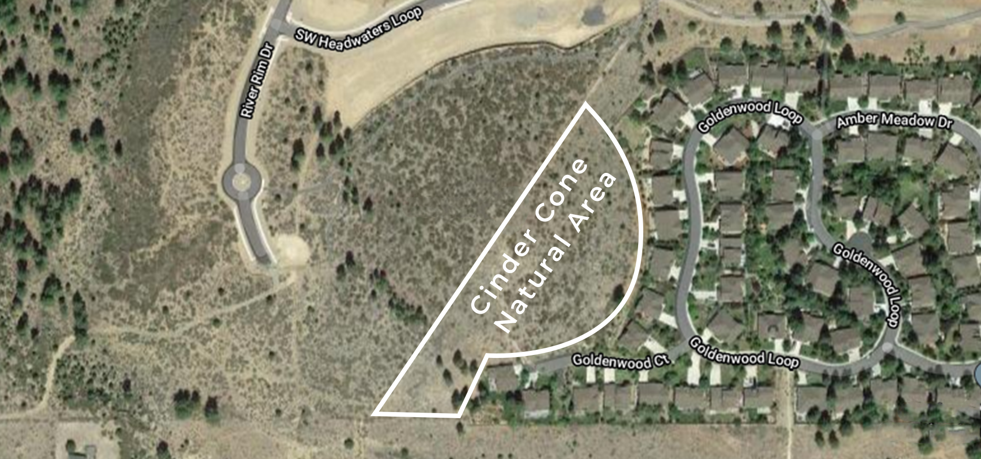 cinder cone natural area map