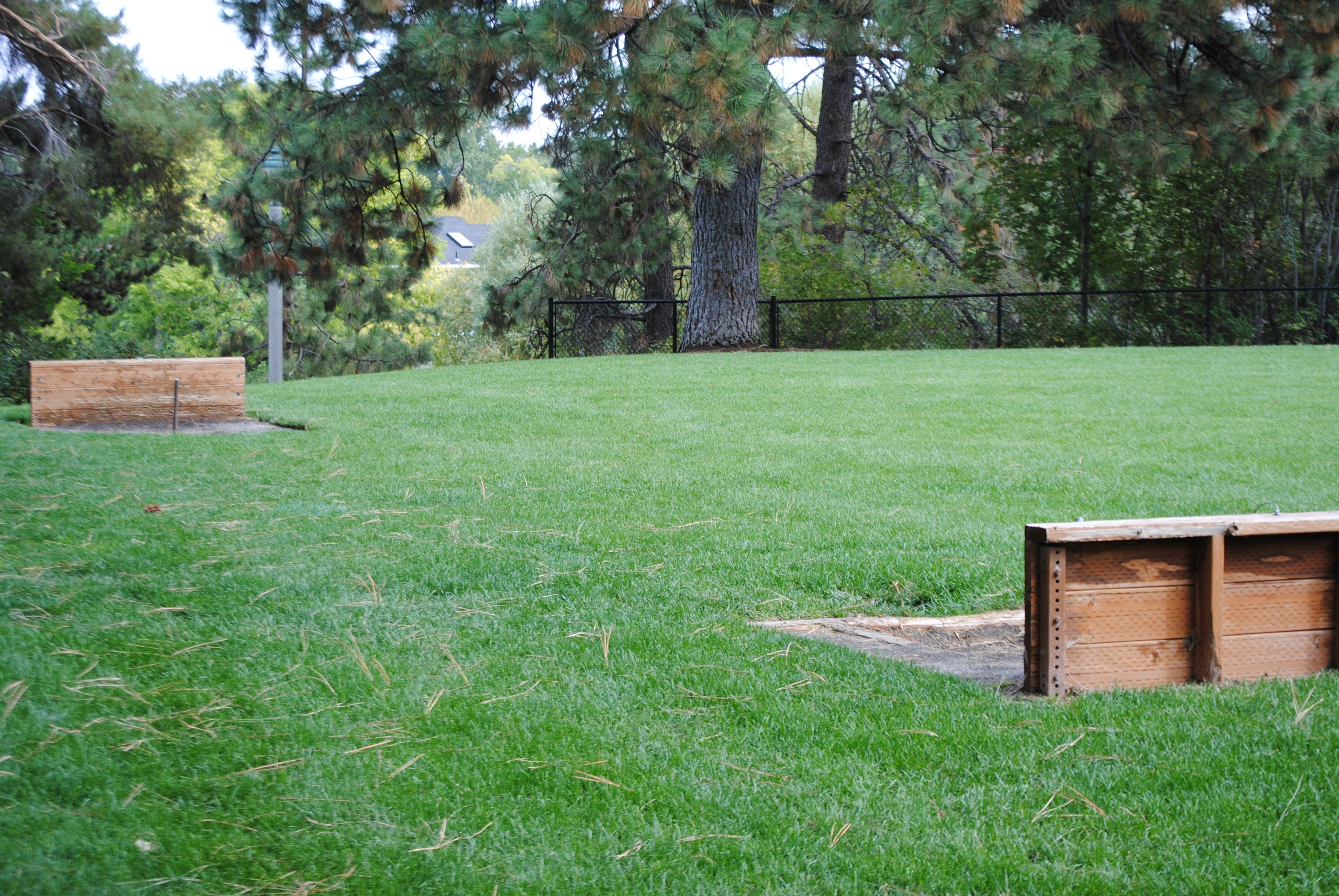 The horseshoe pit at Columbia Park.