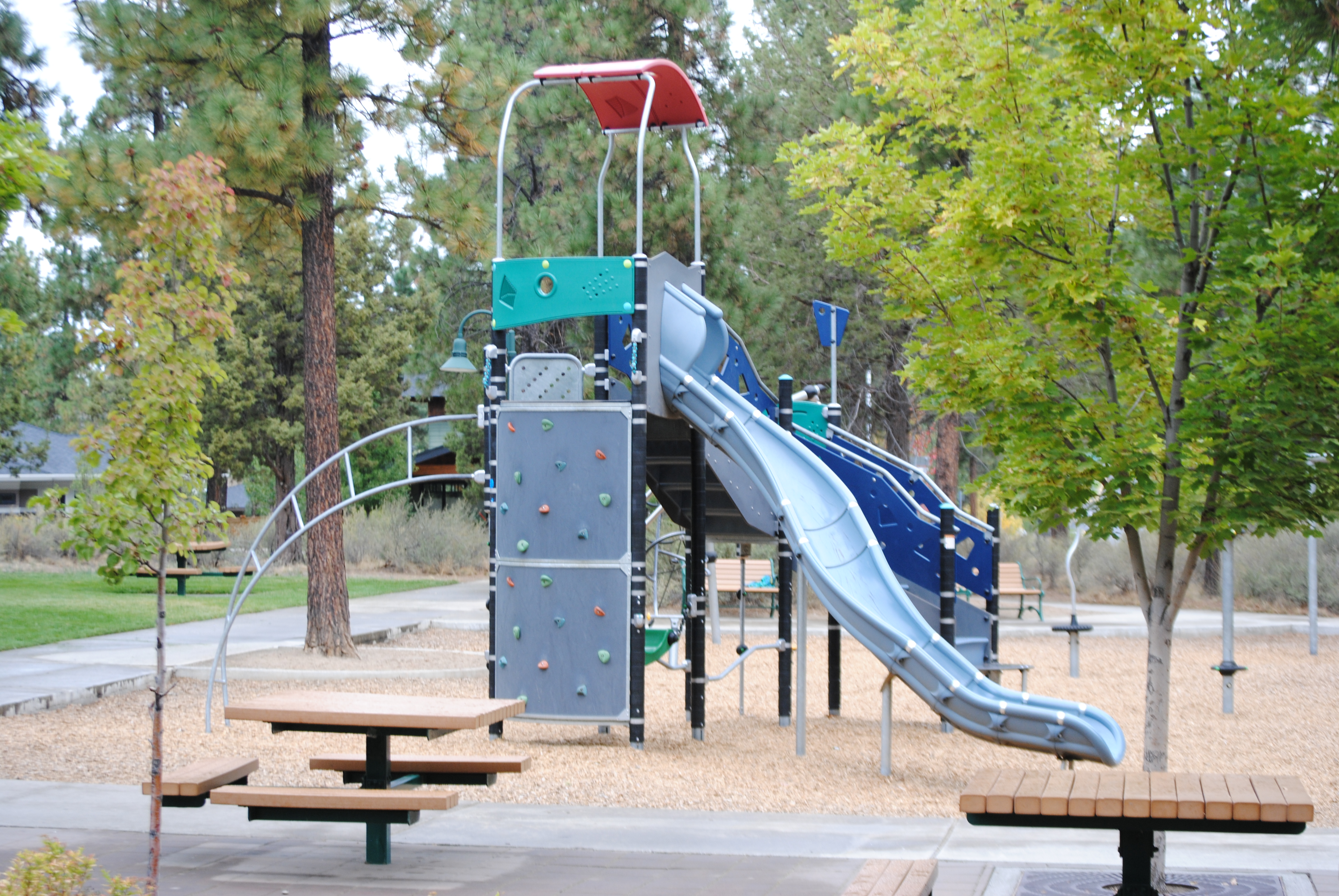 a slide at compass park