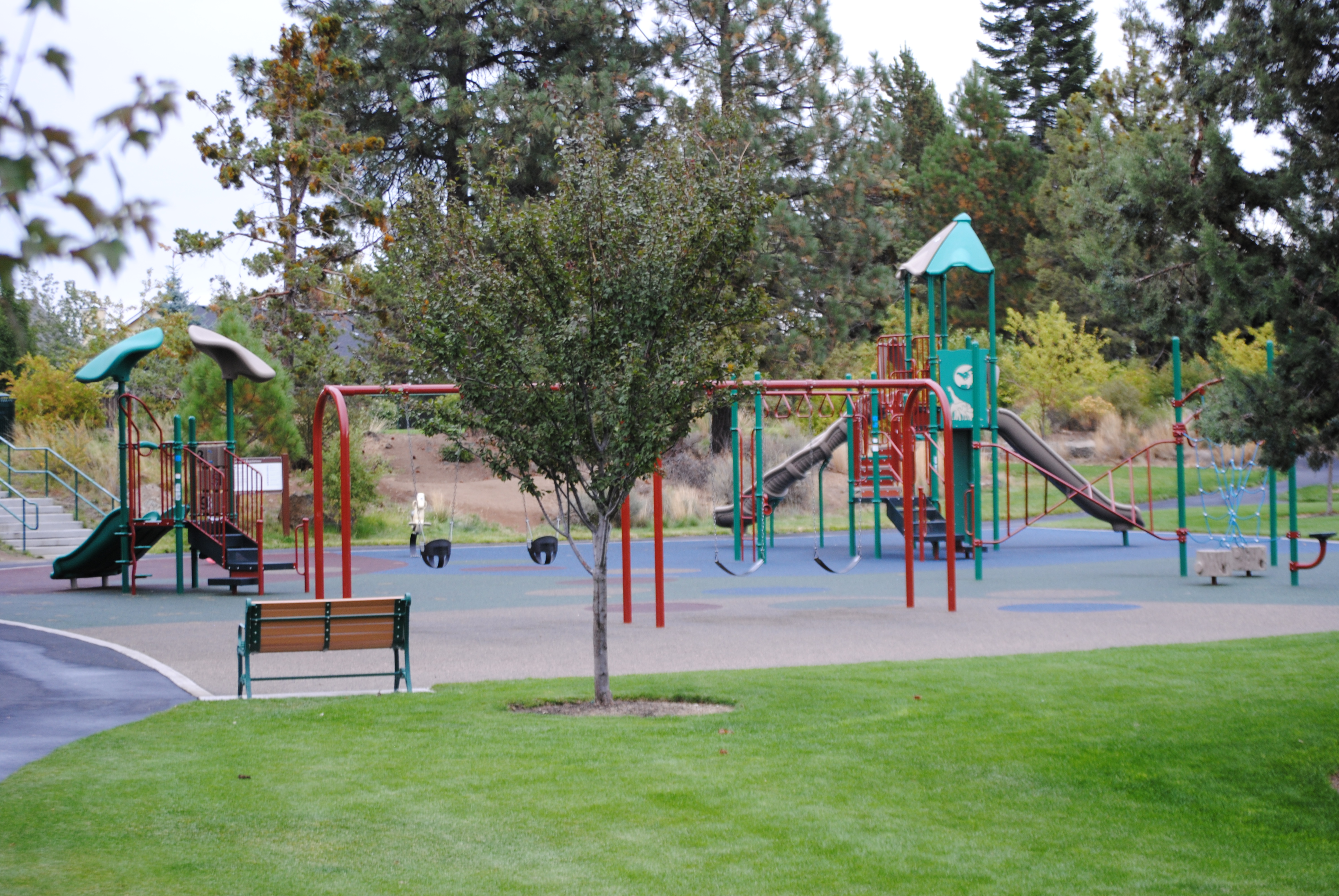 the playground at harvest park