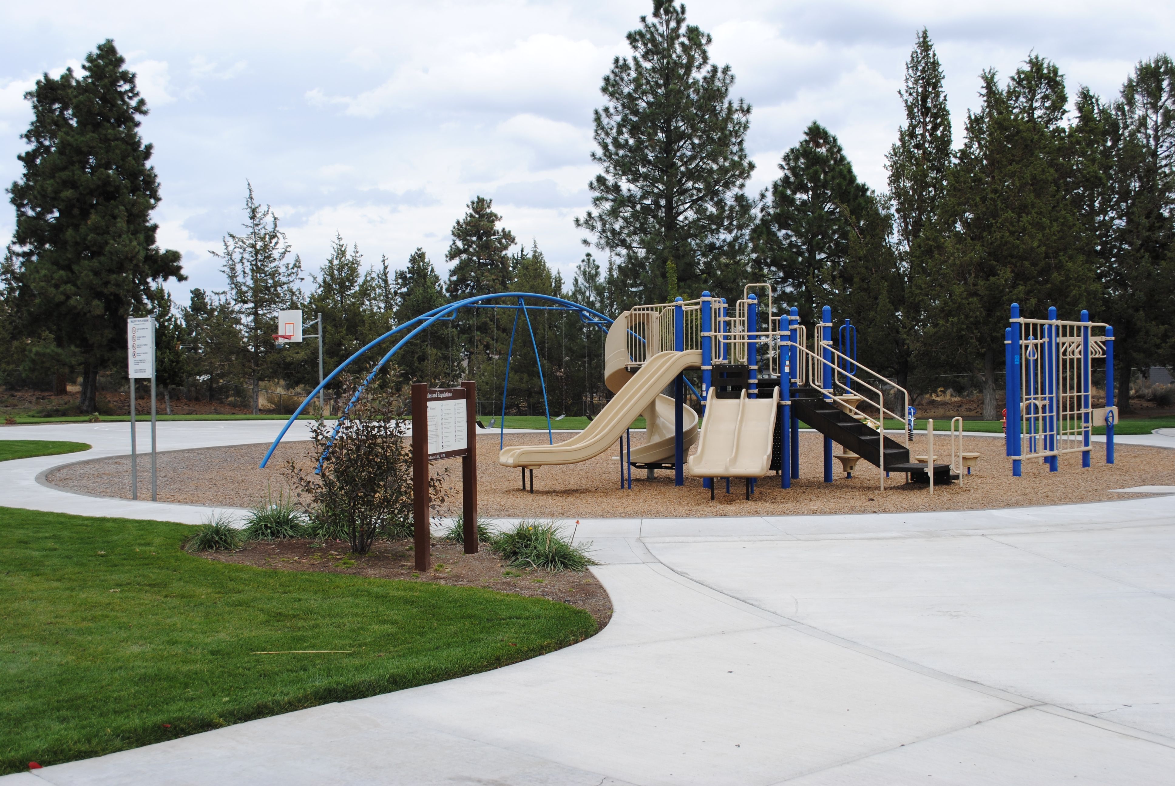 the playground at kiwanis park