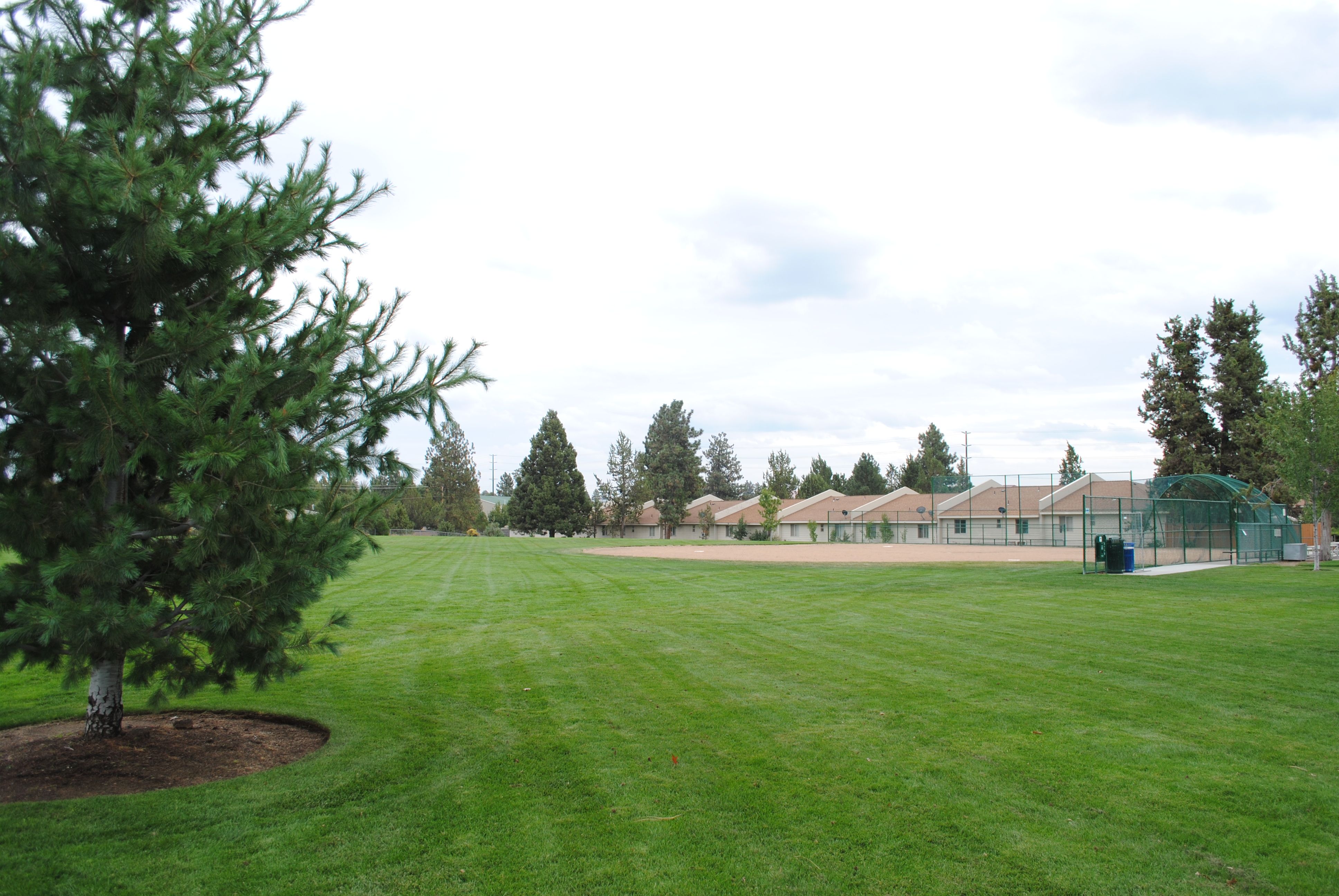 the softball field at kiwanis park