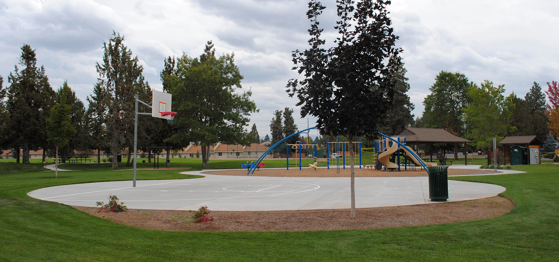 Basketball court at Kiwanis Park.