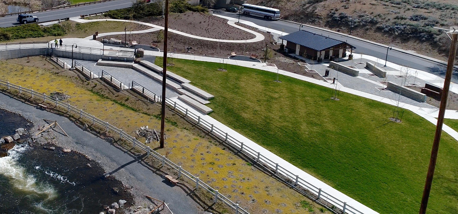 Aerial view of McKay Park.