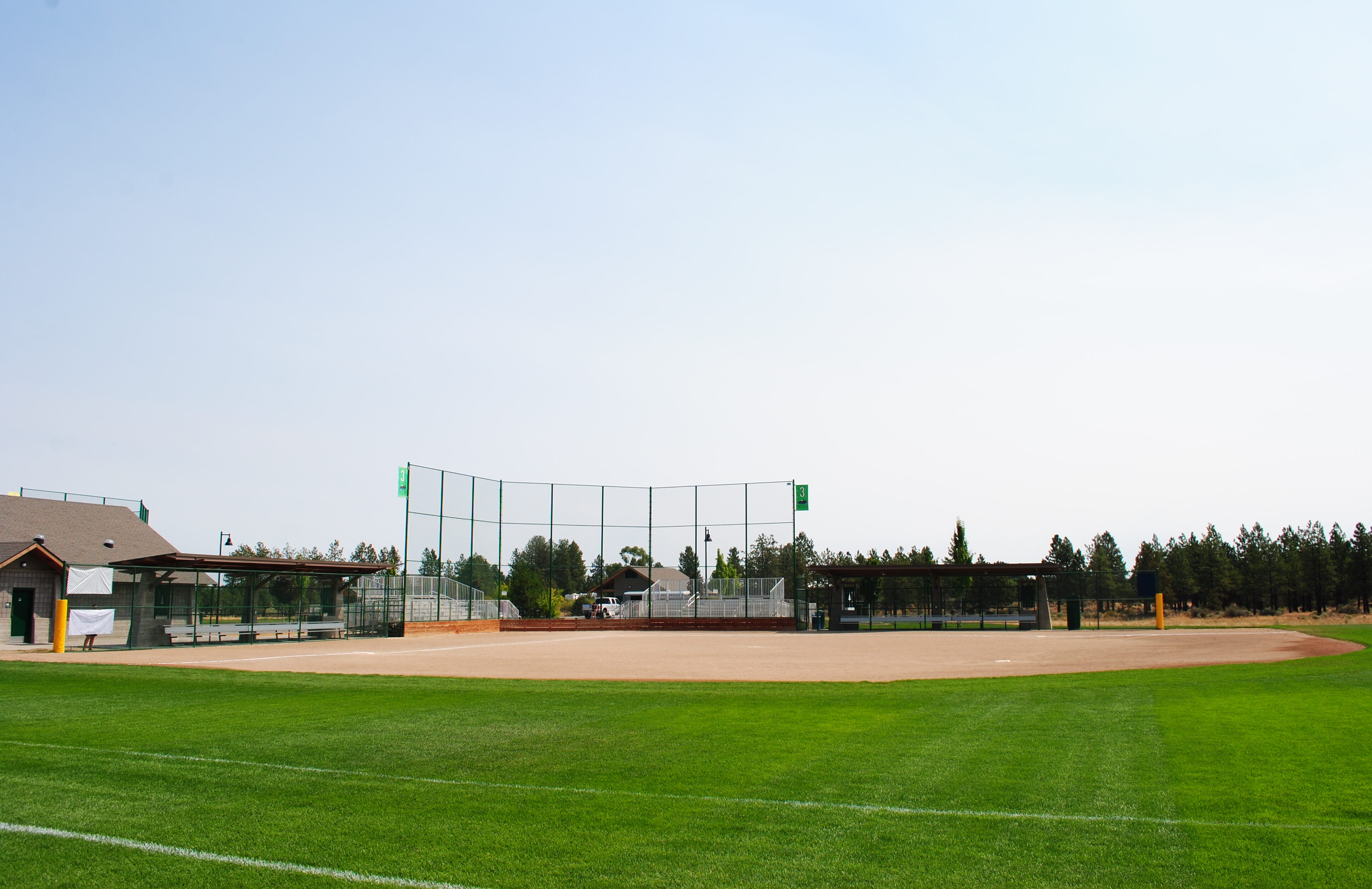 a baseball field at pine nursery
