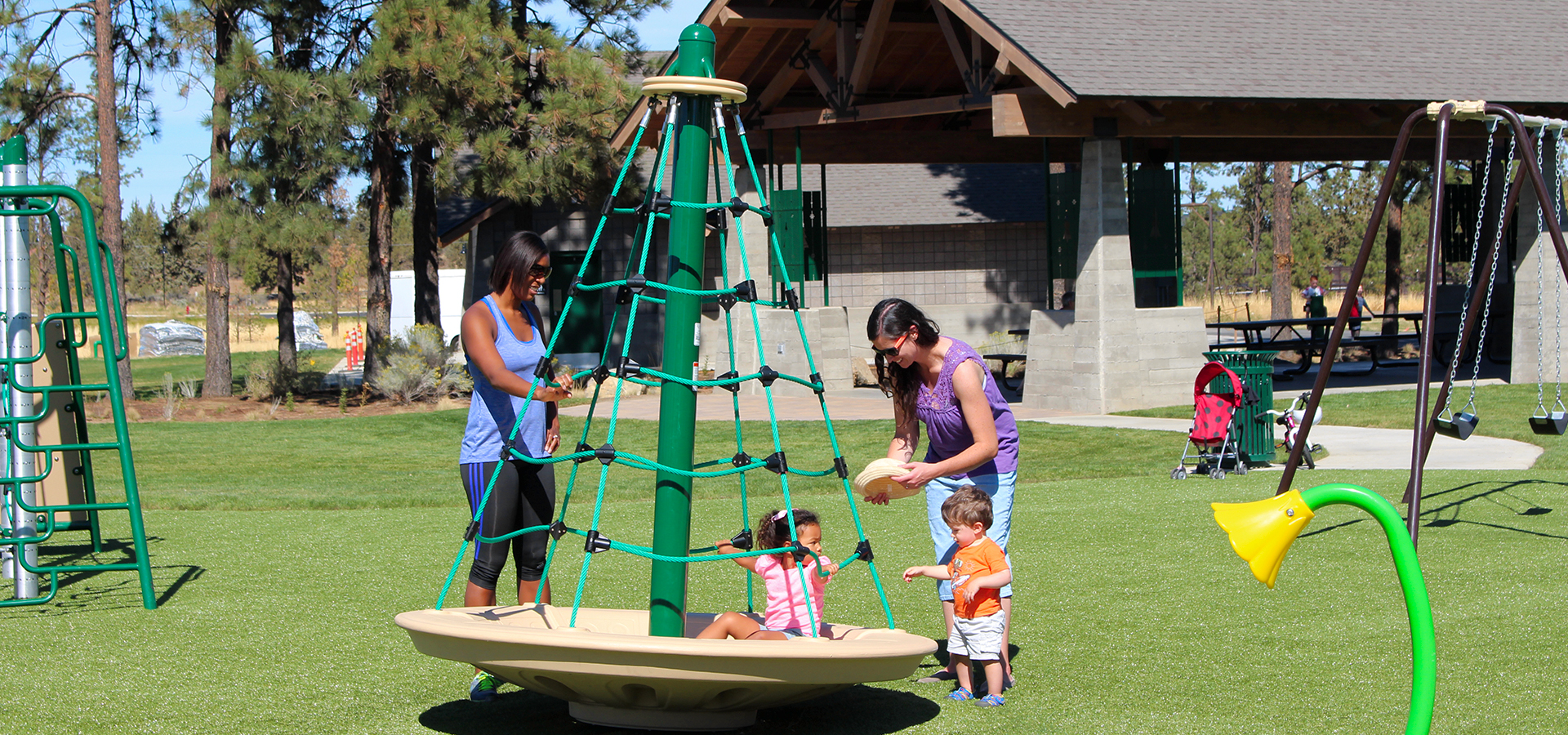The playground at Pine Nursery.