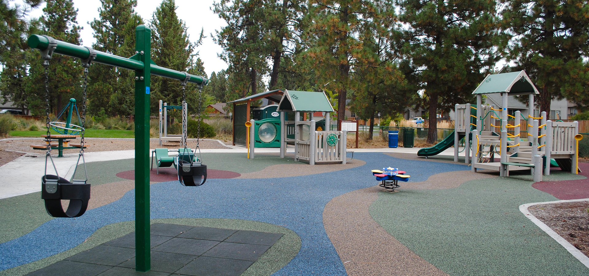 Pine Ridge Park's playground.