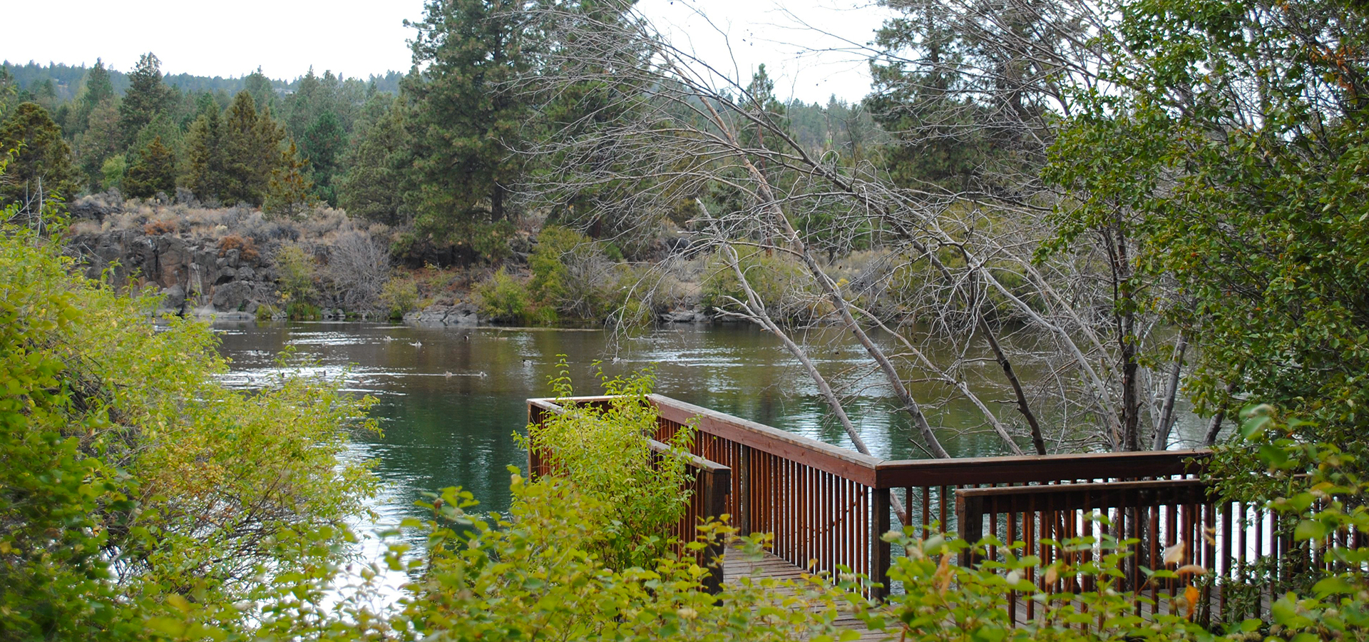 Riverview Park overlook area.