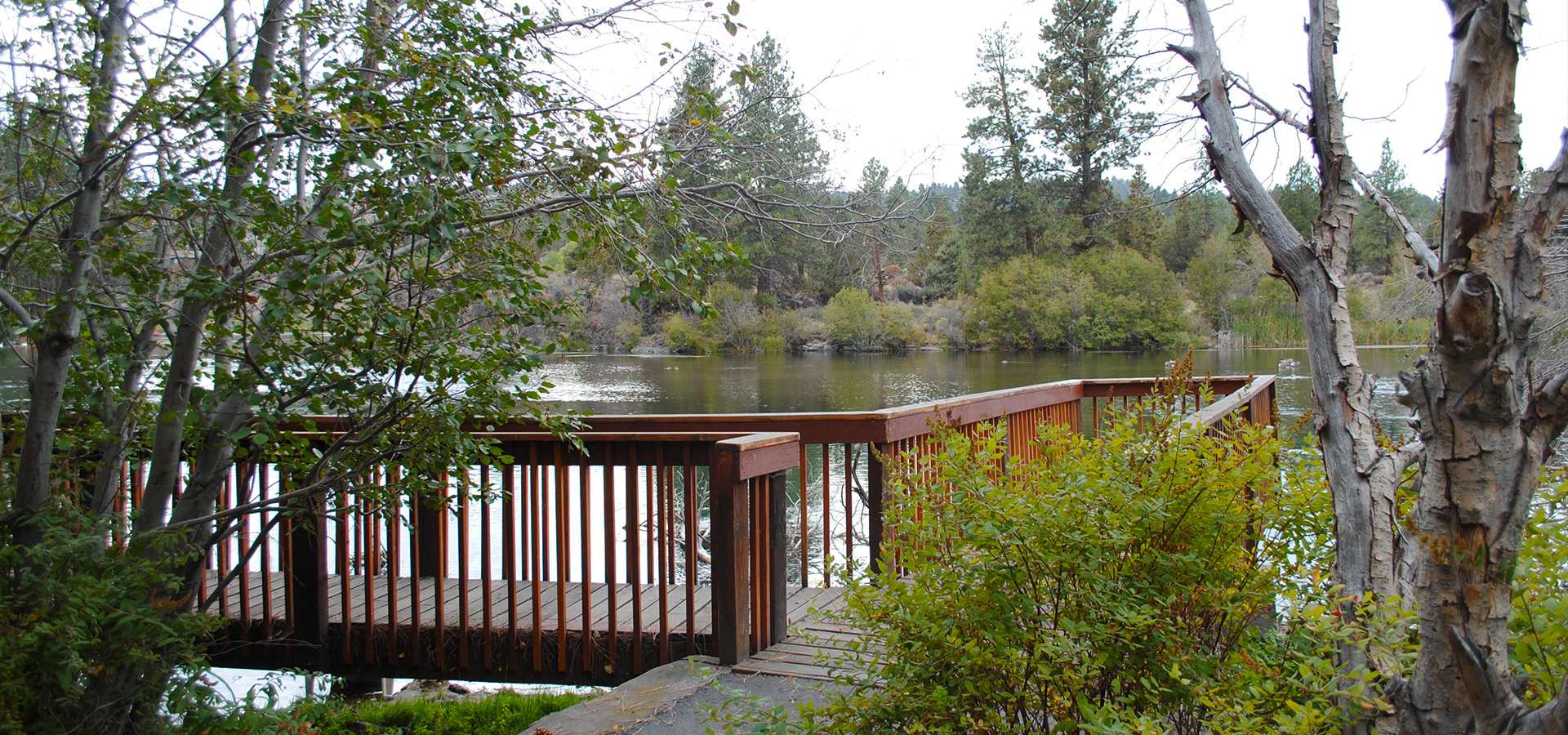 The overlook platform at Riverview Park.