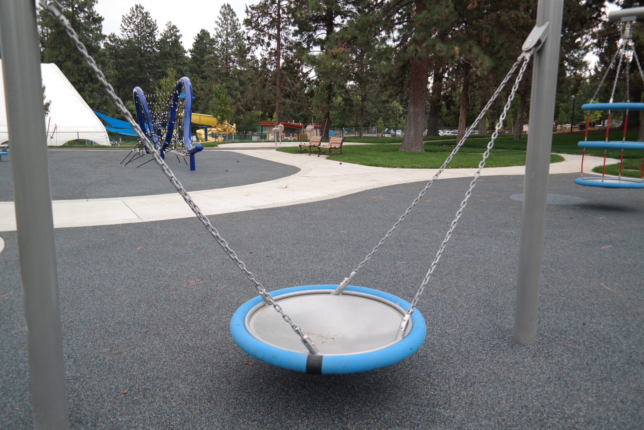 A play structure at Juniper Park