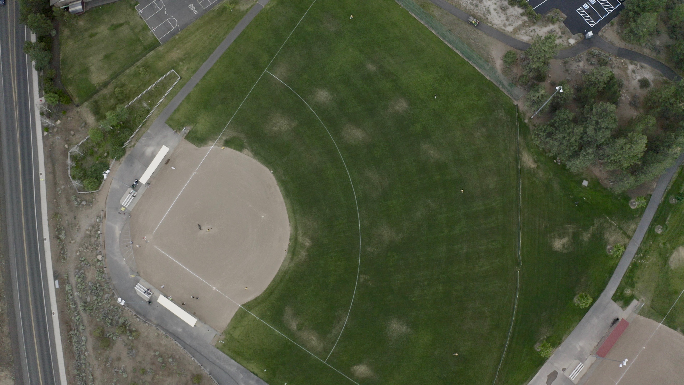 Aerial image of Skyline Sports Complex.
