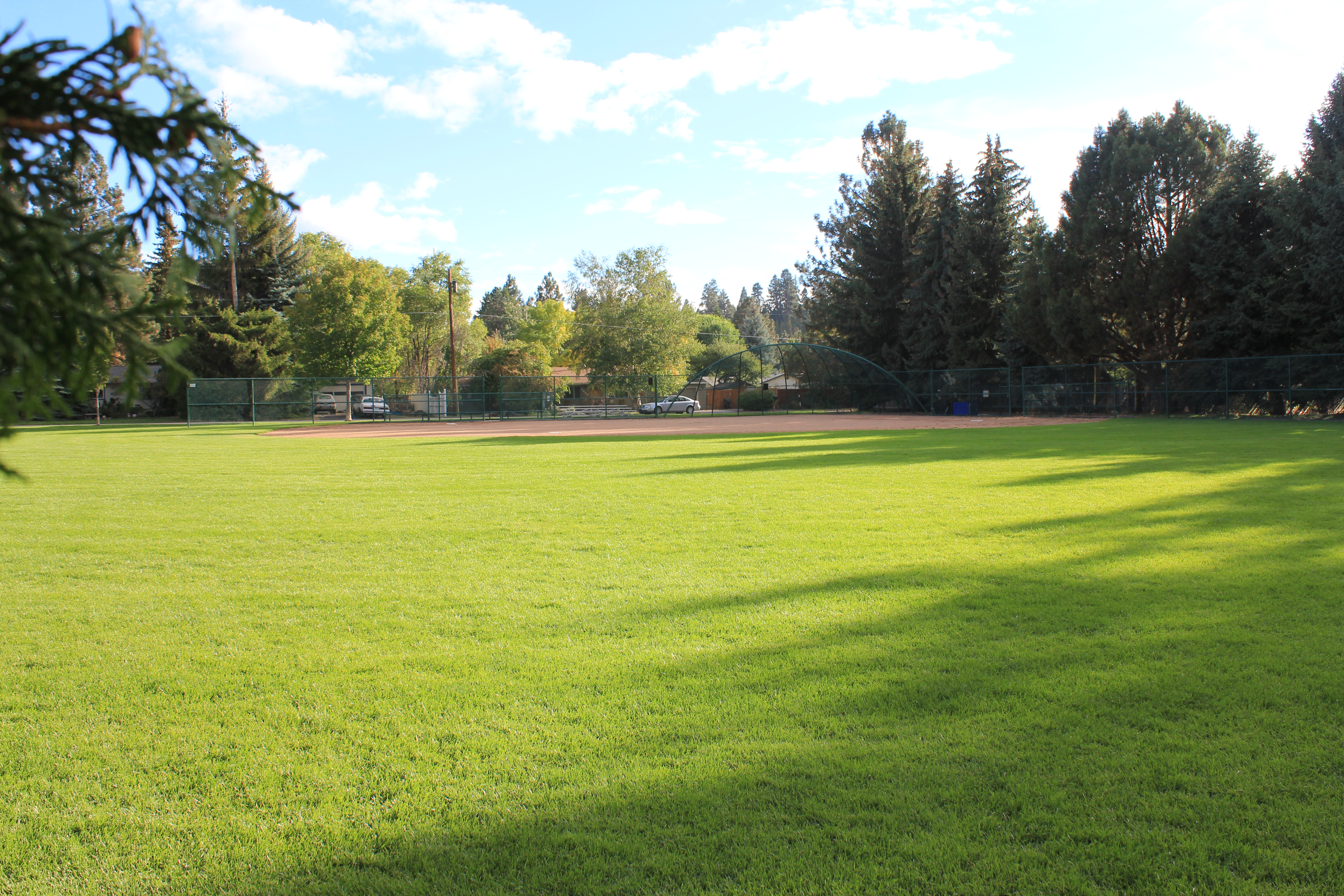 Photograph of Stover Park baseball diamond