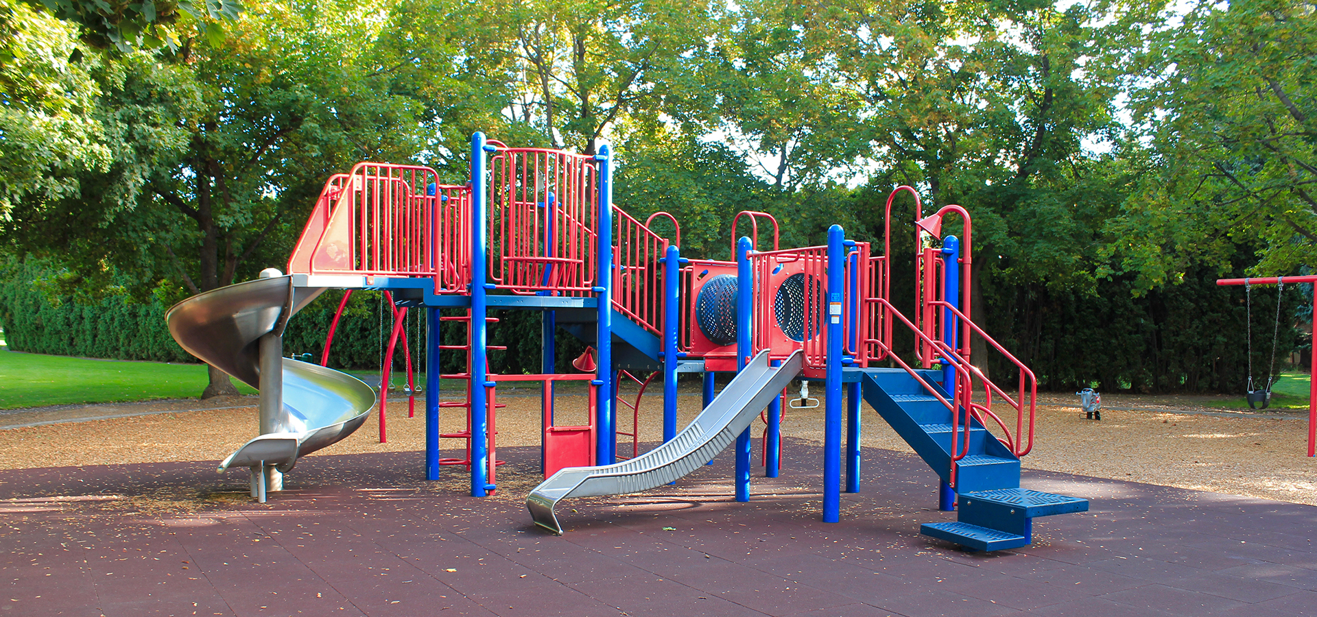 Stover Park's play structure.