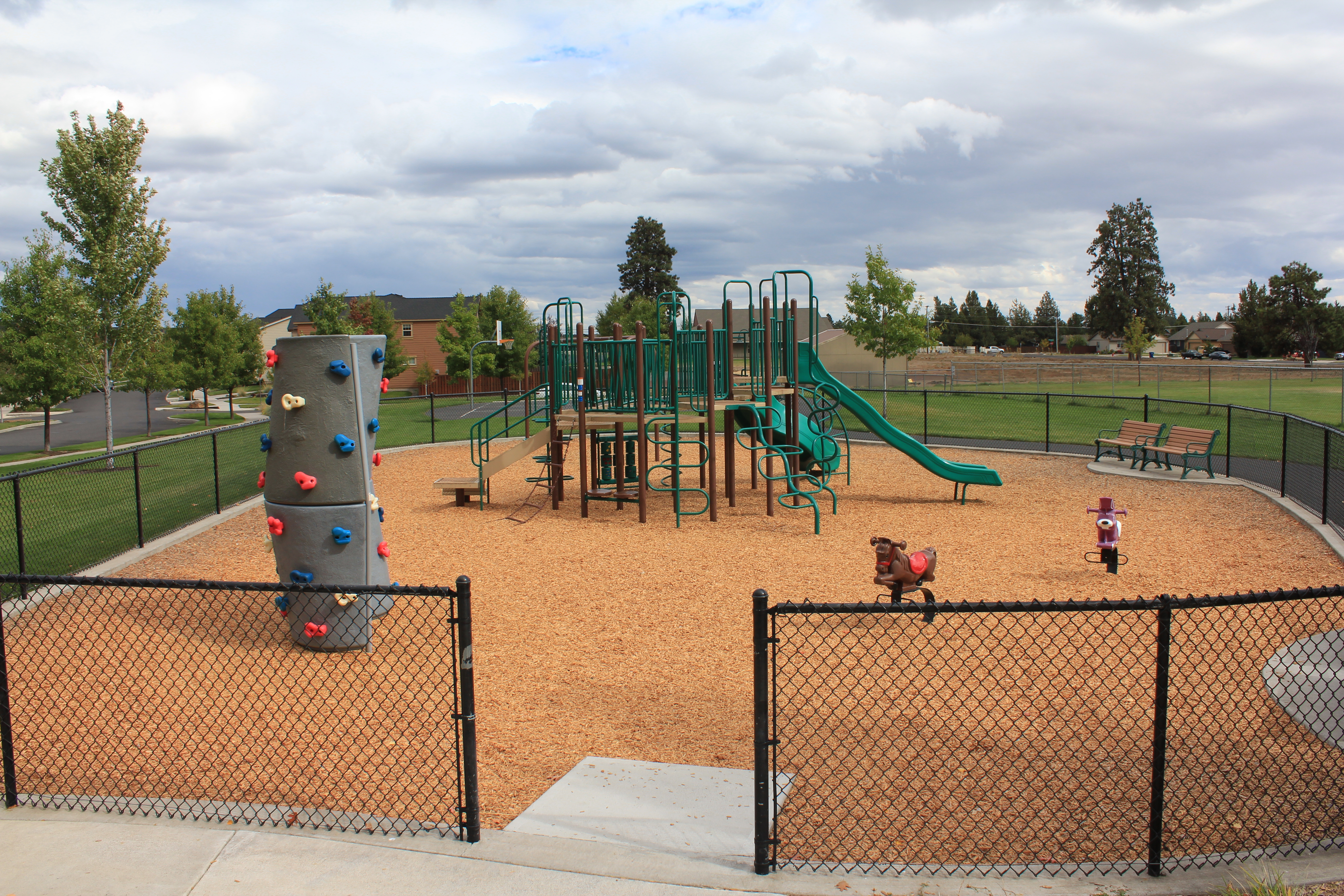 The playground at Sun Meadow Park