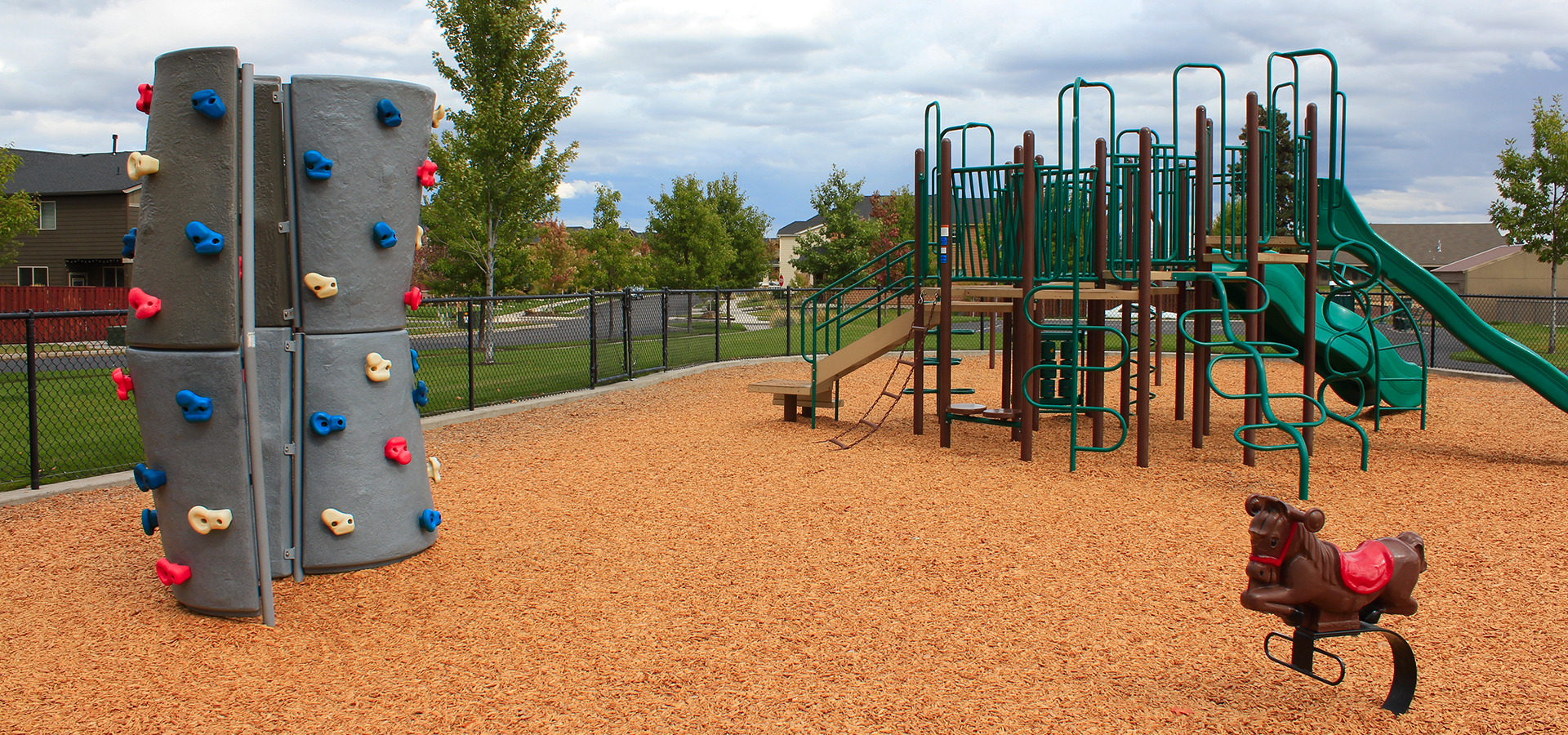 The playground at Sun Meadow Park.