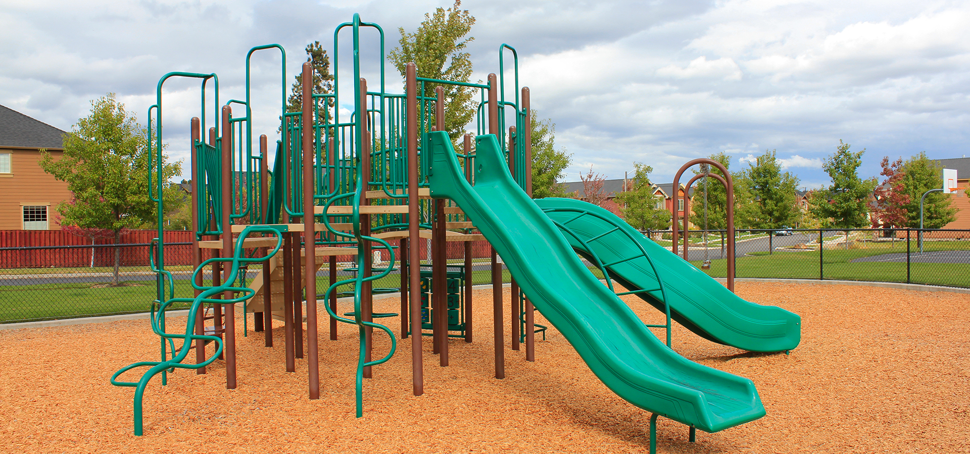 The playground at Sun Meadow Park.