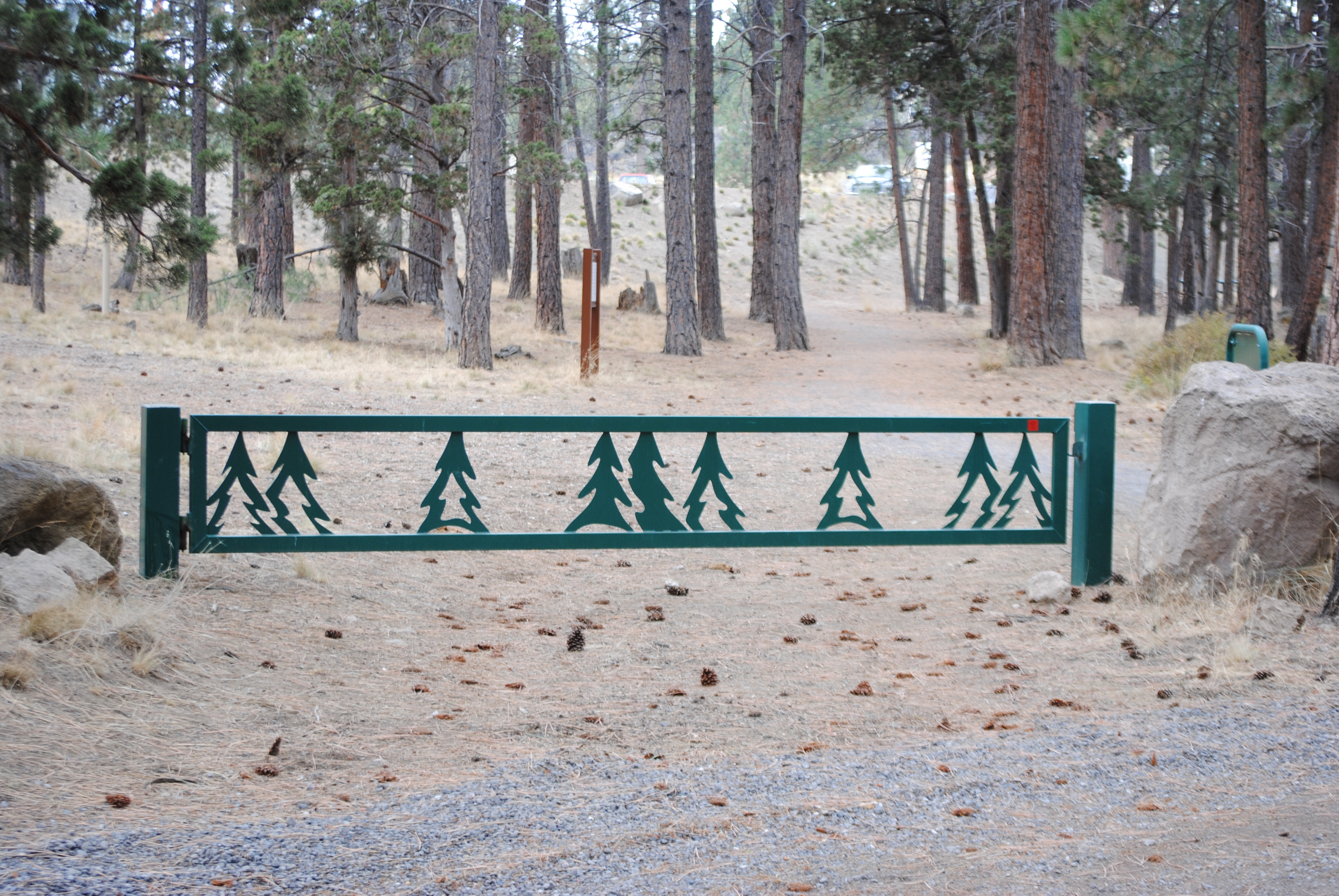 The entrance gate to sunset view park