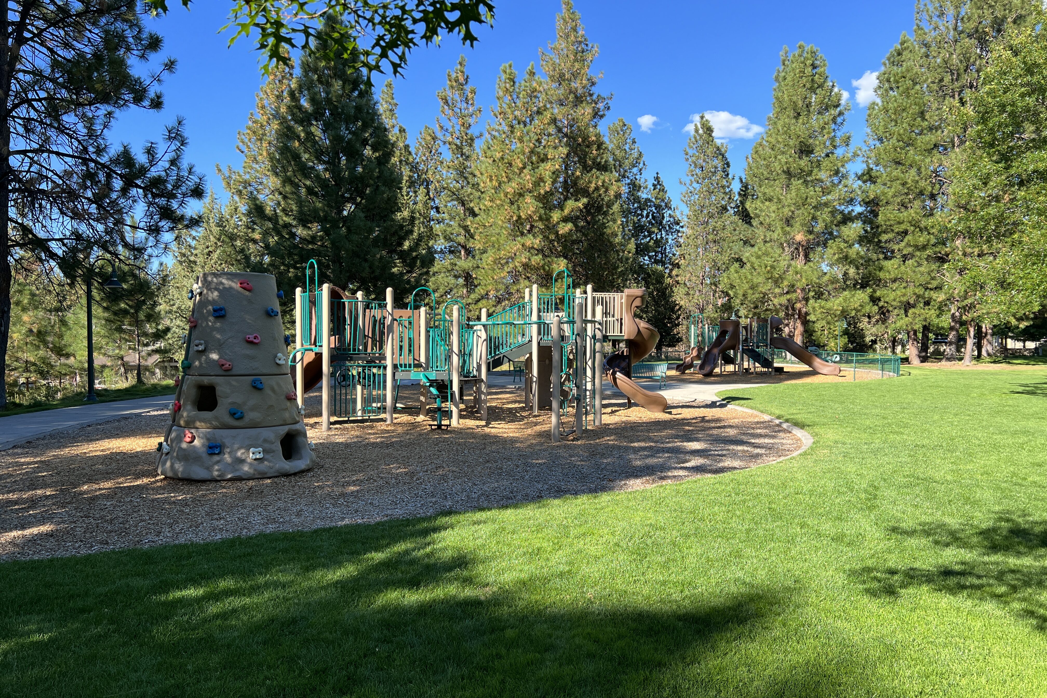 the playground at wildflower park