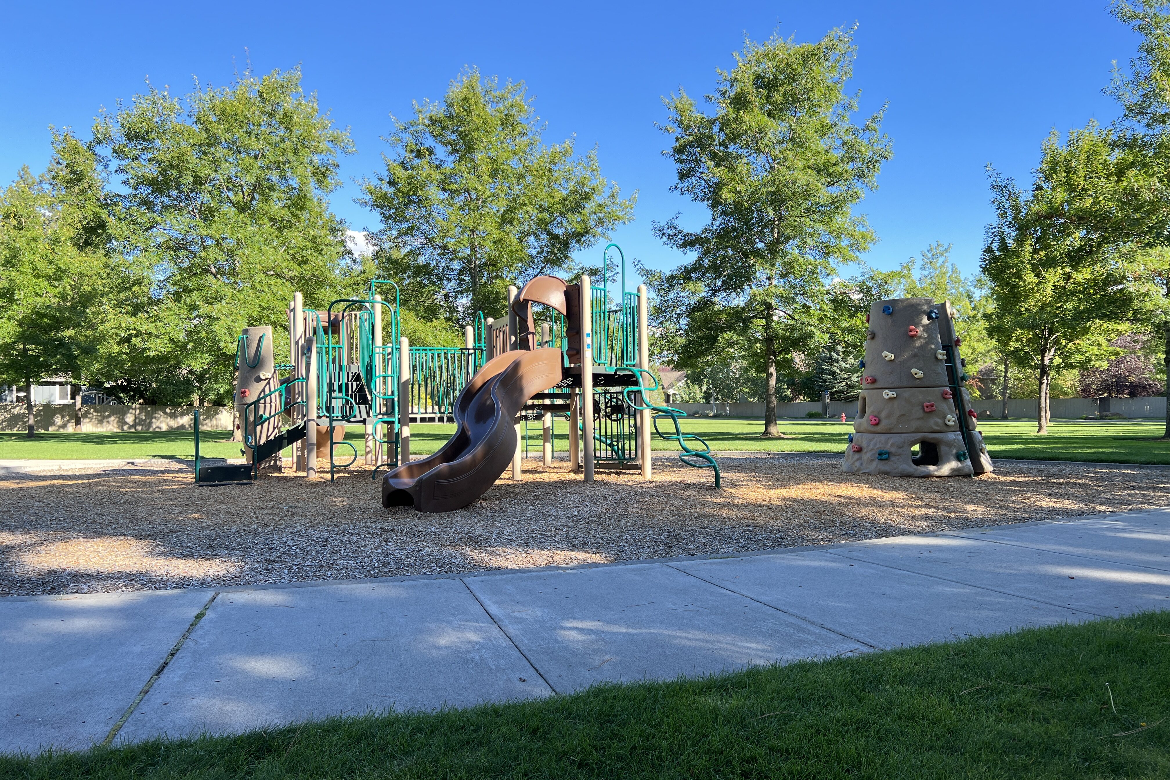 the playground at wildflower park