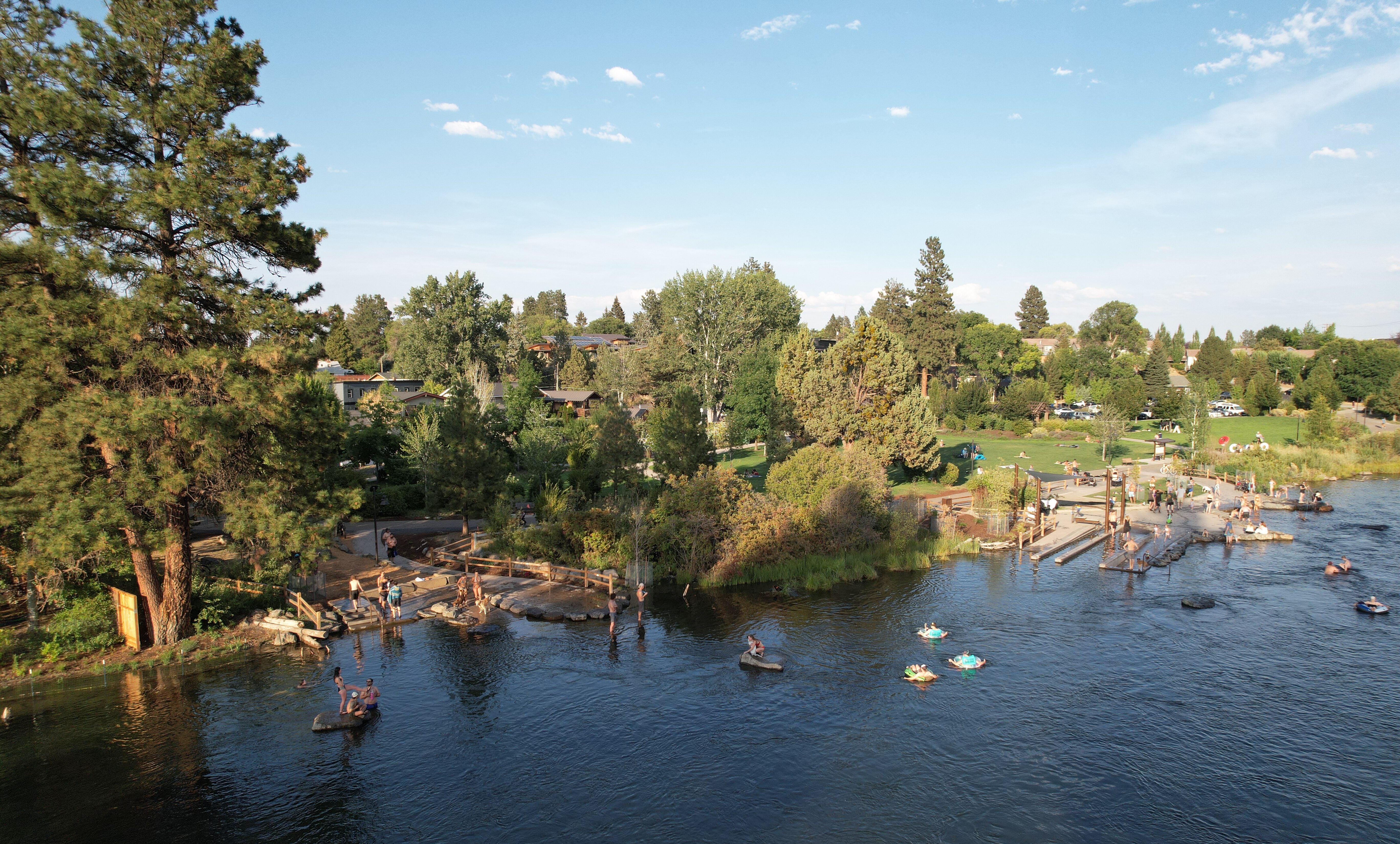 Millers Landing access point aerial view