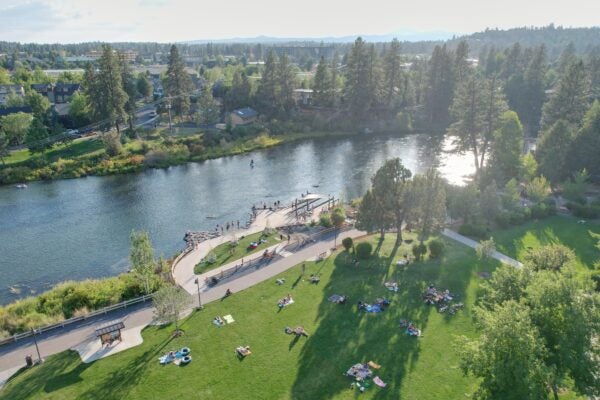 Millers Landing access point aerial view