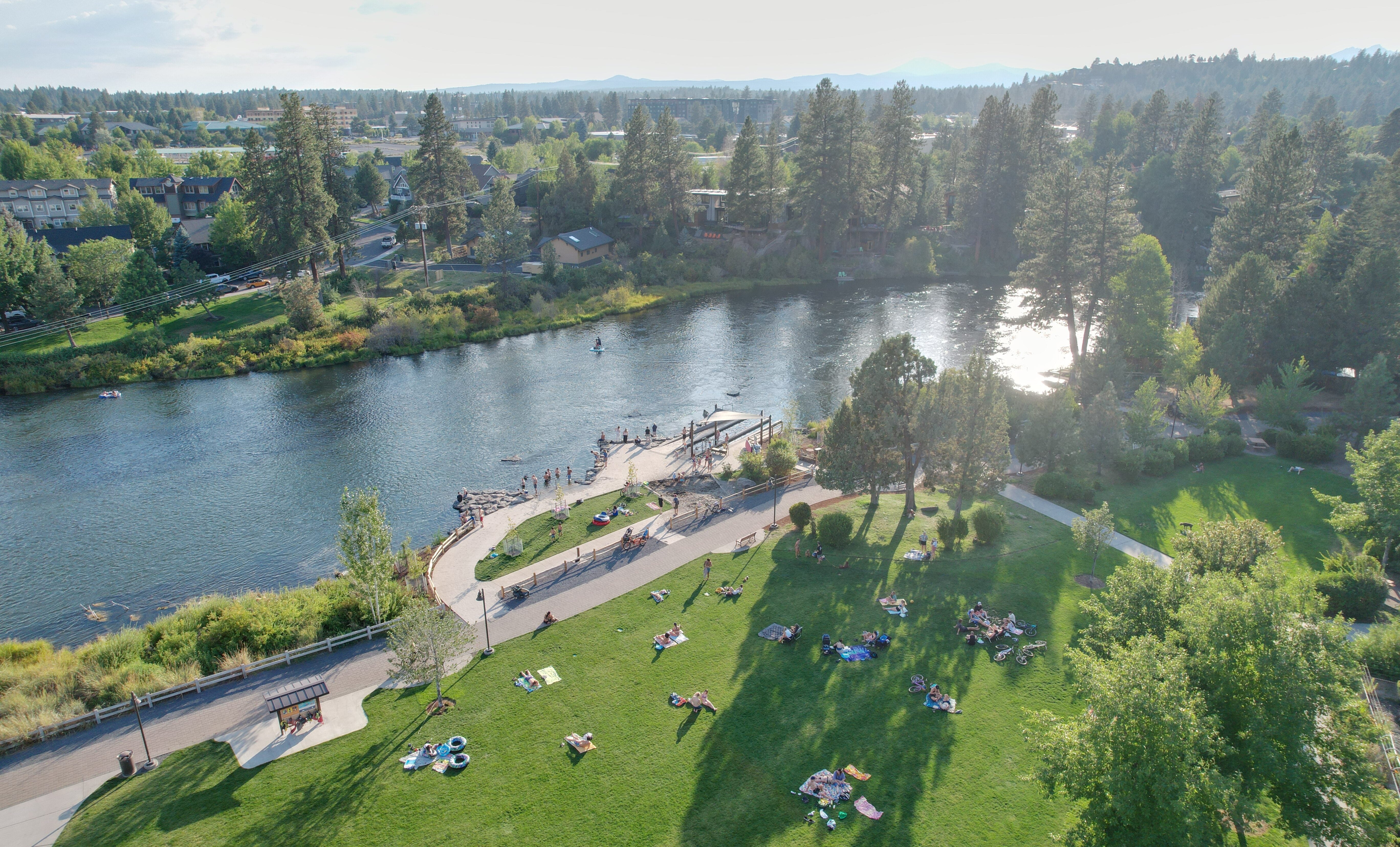 Millers Landing access point aerial view