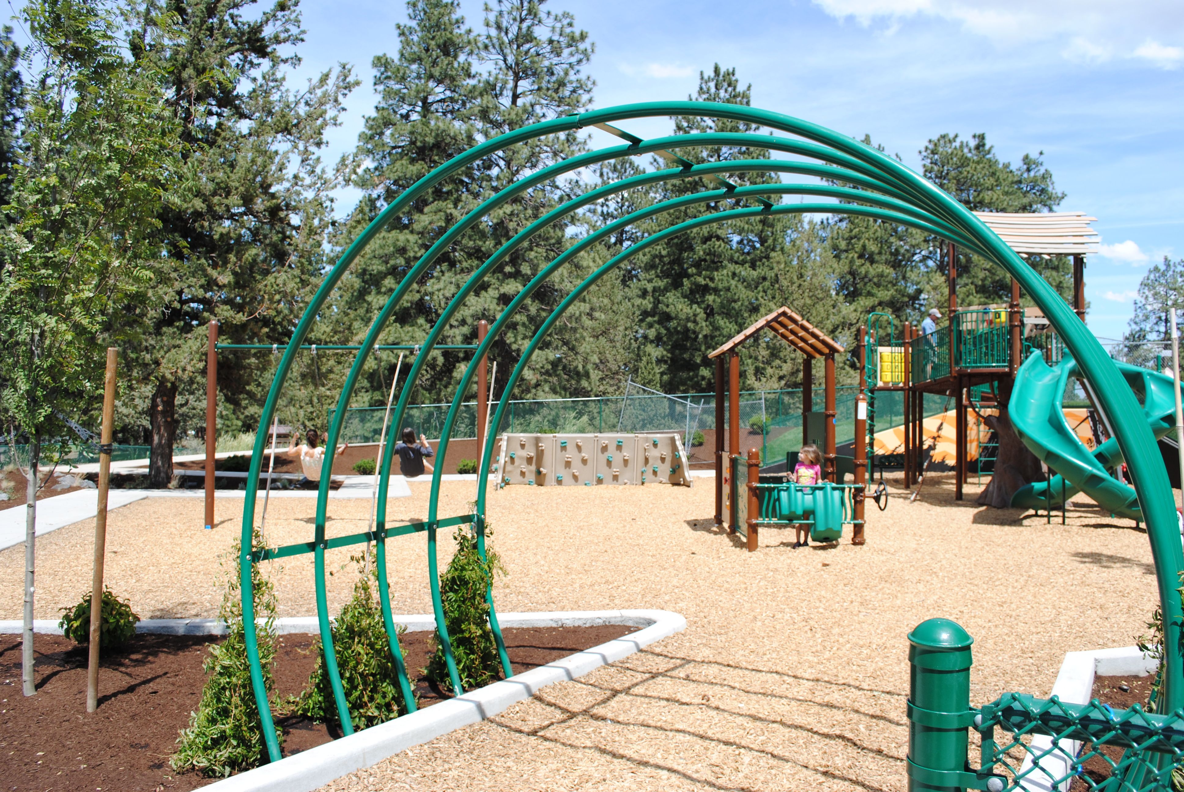 The playground at ponderosa park