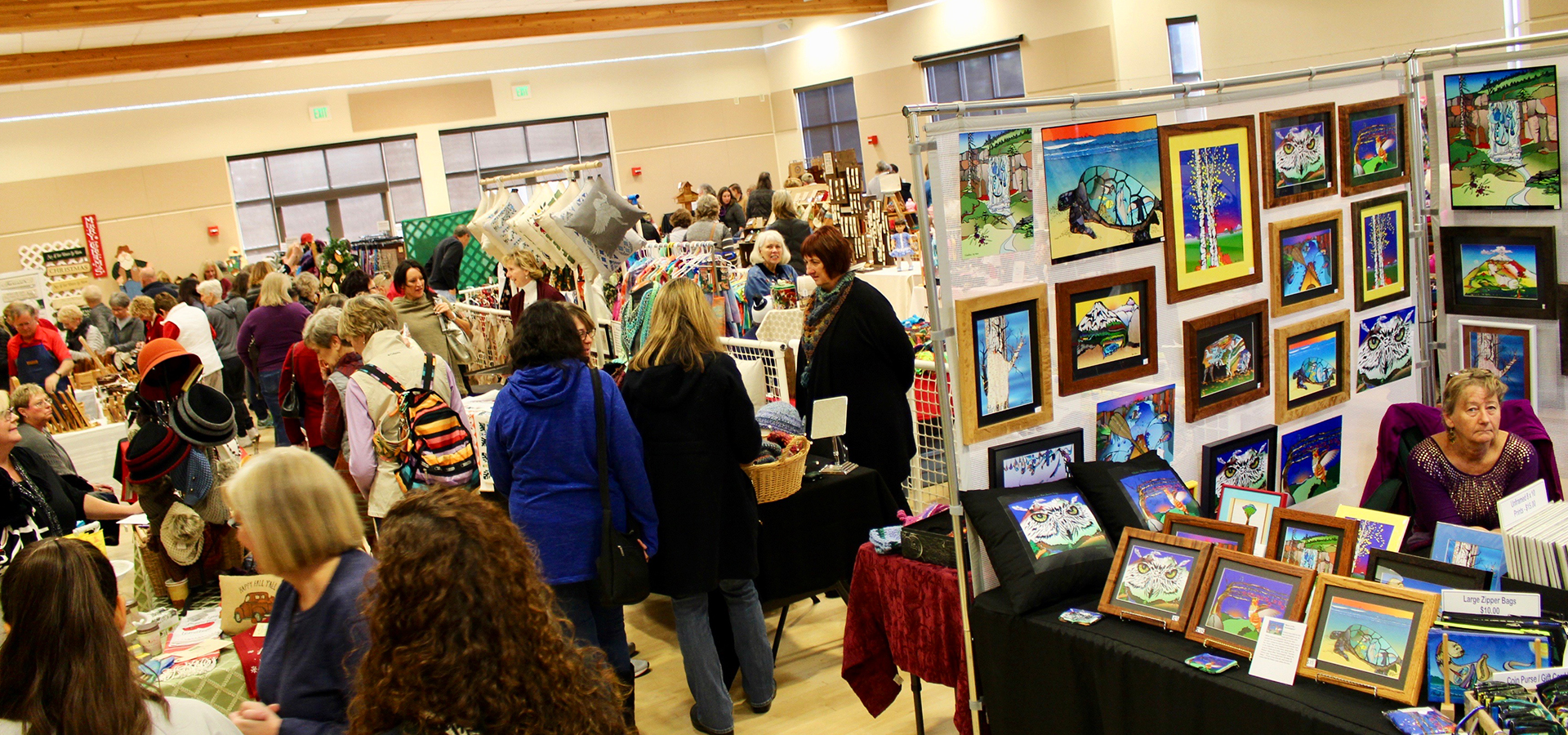 The holiday bazar at the Bend Senior Center.