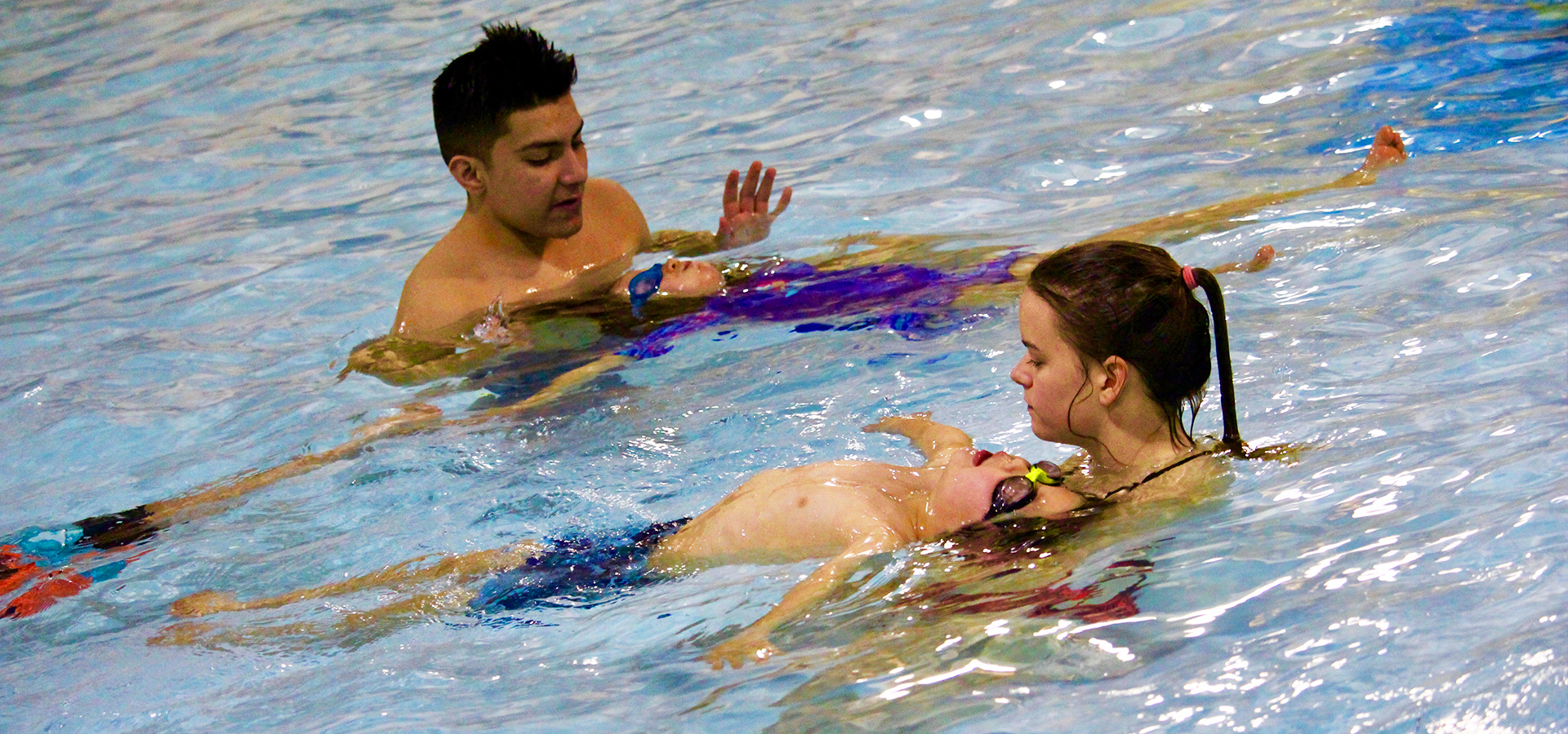 A swim lesson at Juniper.