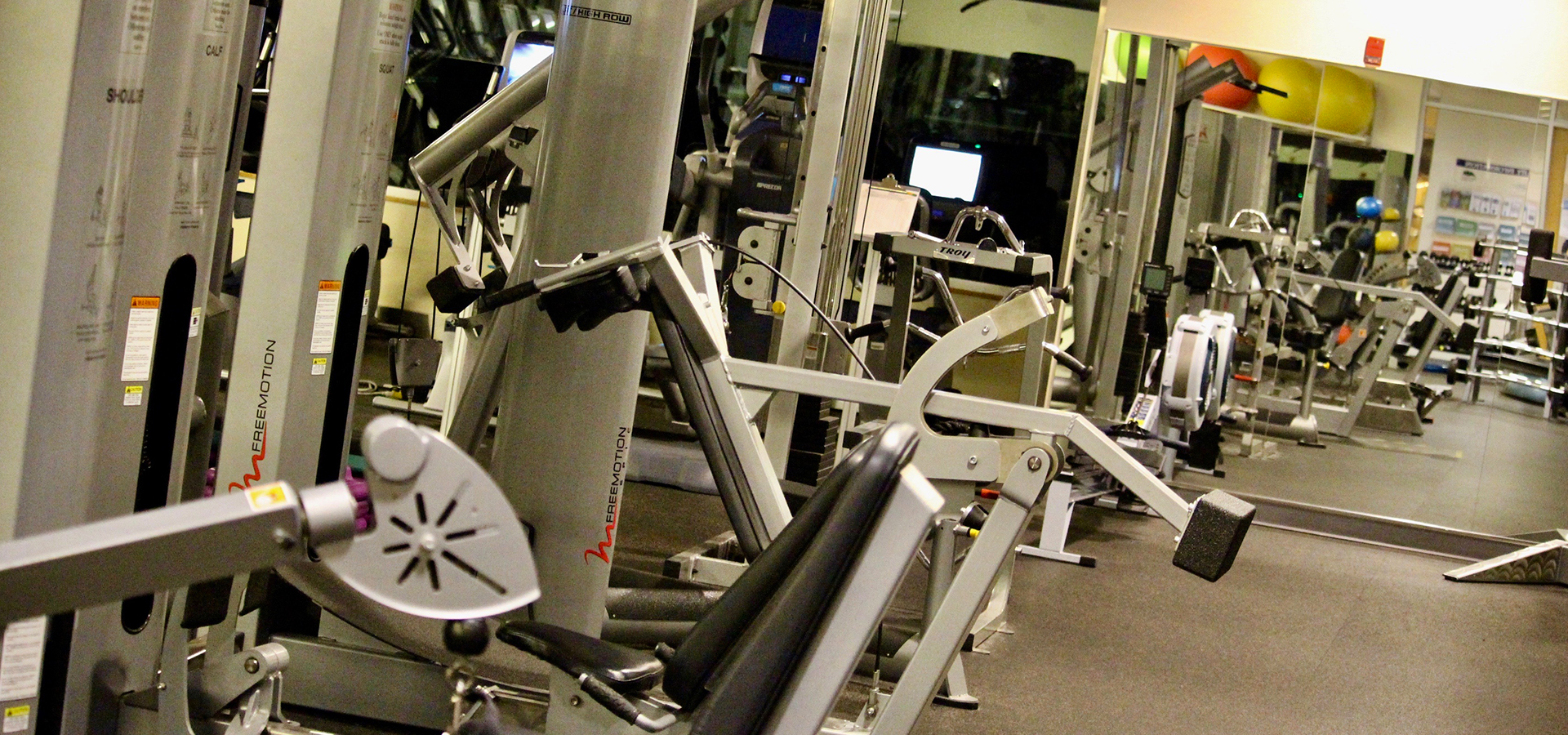 The fitness room at Juniper.