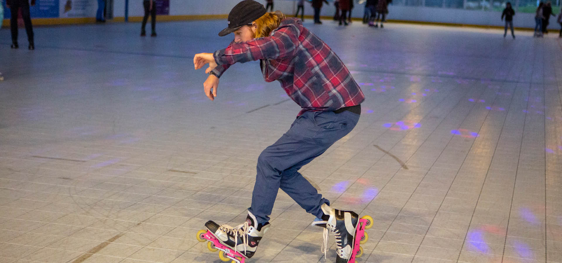 guy roller dancing