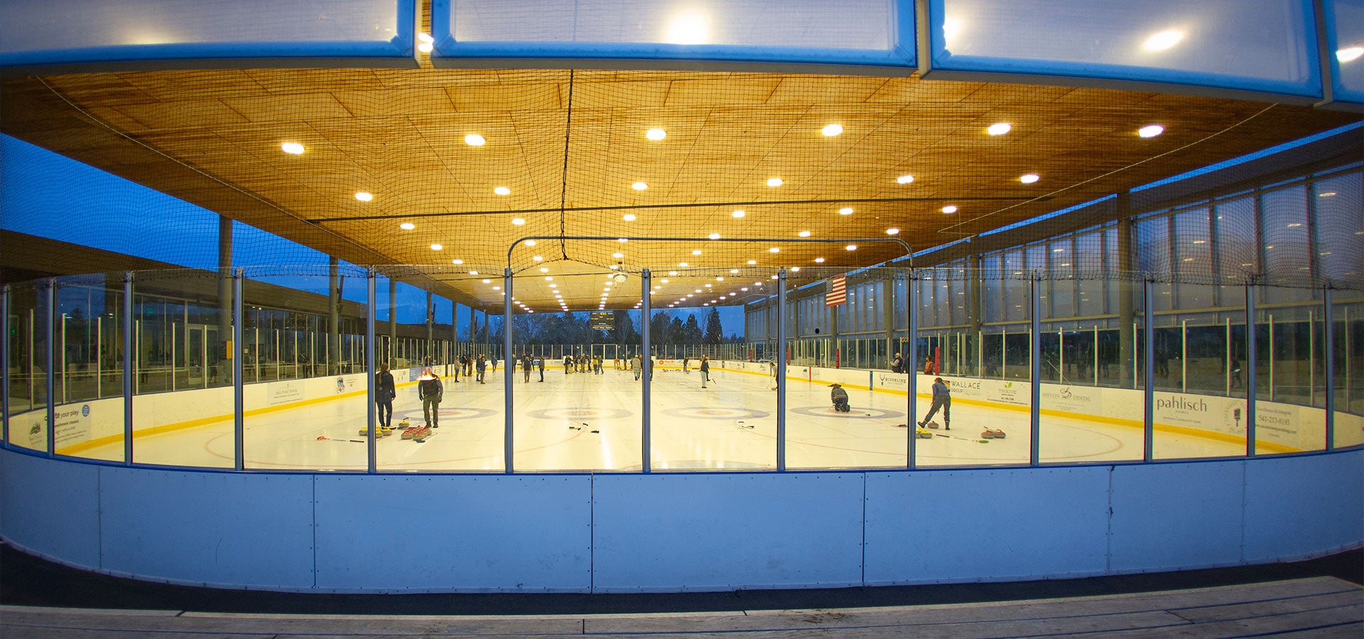 photo of curlers at the Pavilion.
