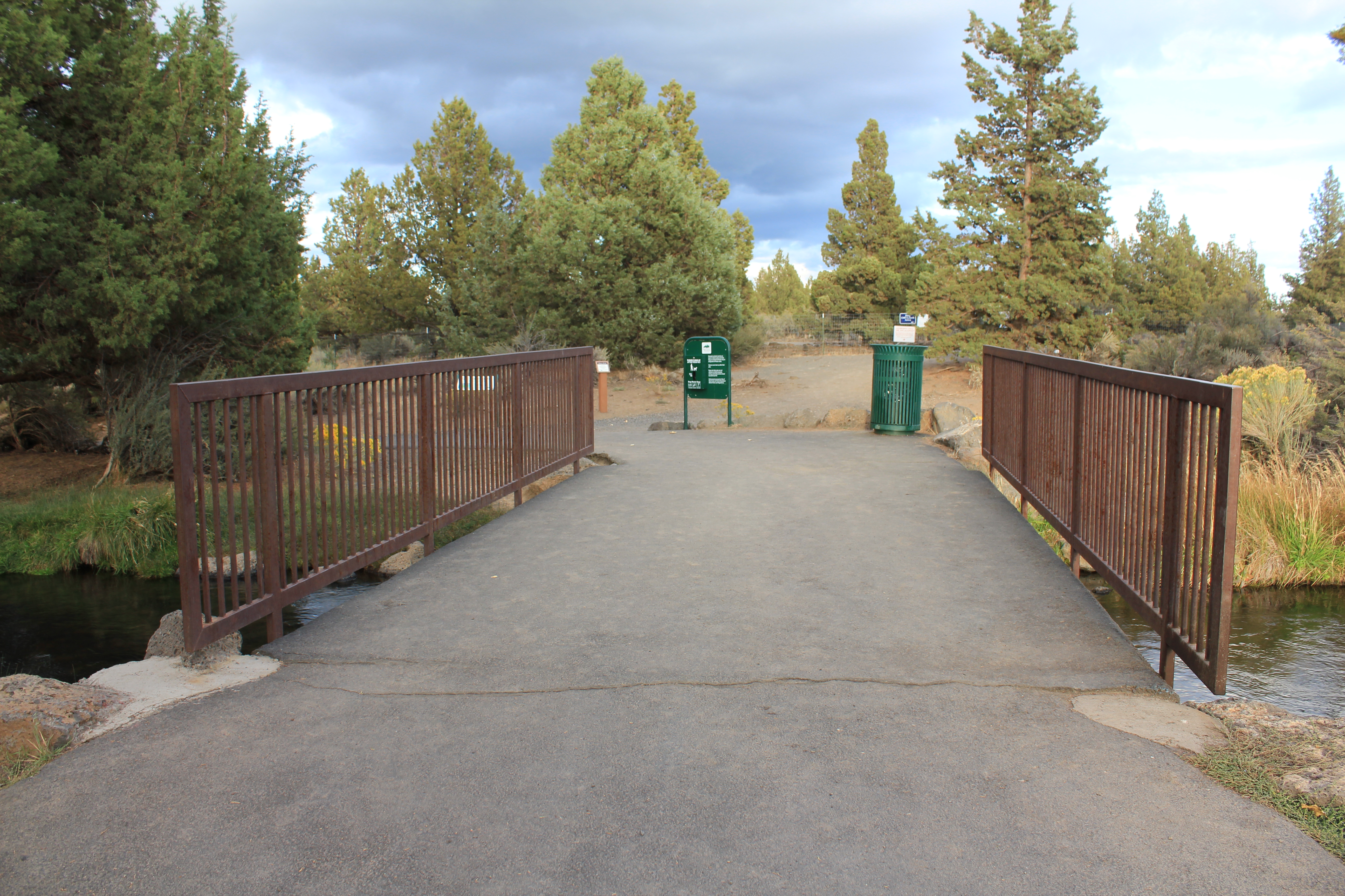 Big Sky Park canal bridge