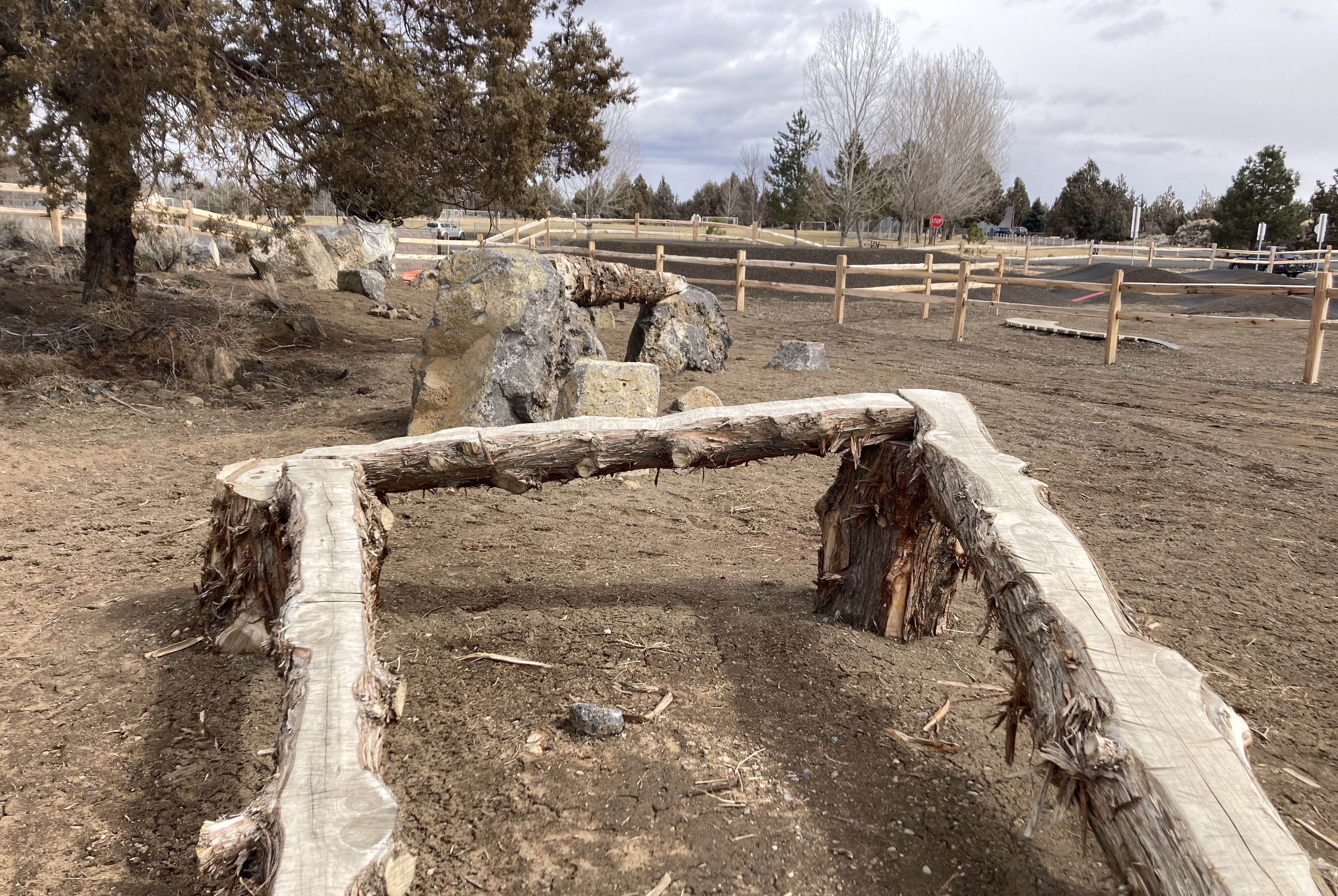 Features in the new Big Sky bike park