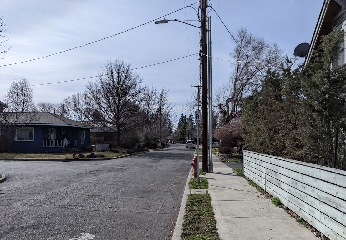 A Street view of Riverfront Street looking south