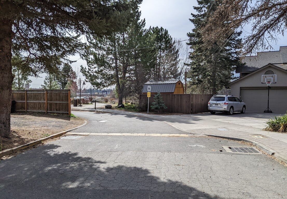 Riverfront Street connecting at Miller's Landing