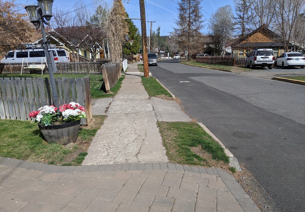 Street view of Riverfront Street looking north