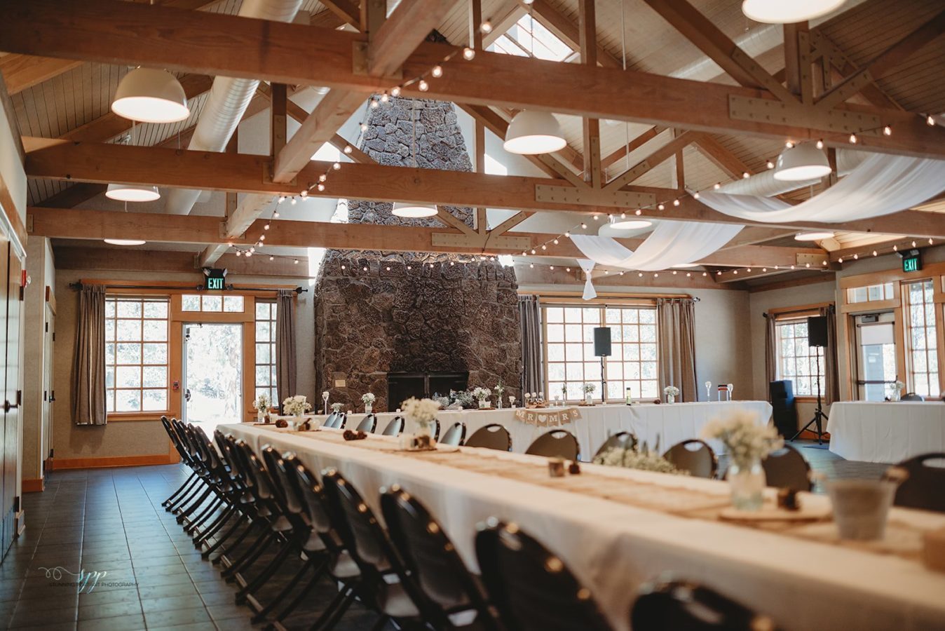 Aspen Hall - indoor wedding reception