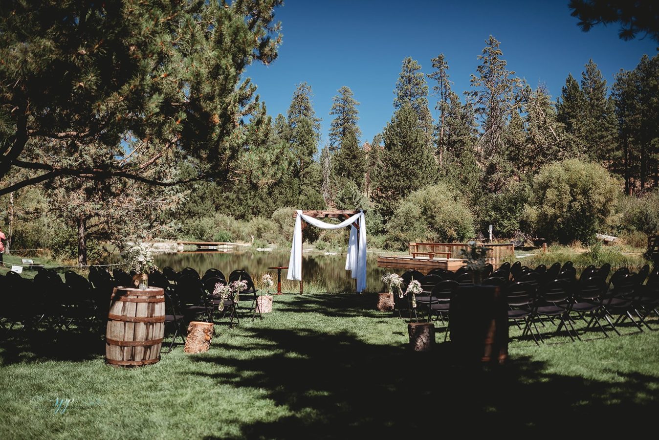 Aspen Hall - outdoor wedding ceremony 3