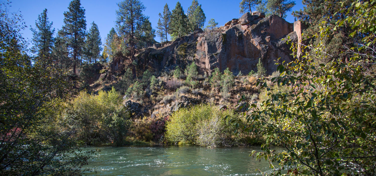 The Deschutes River at Riley Ranch Nature Preserve.