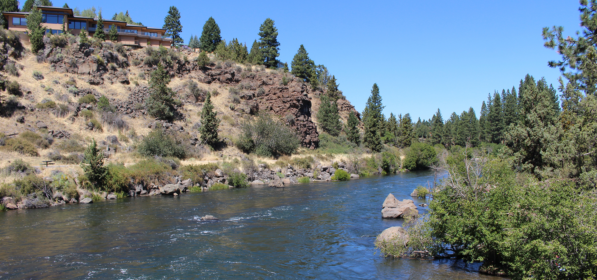 The Deschutes River.