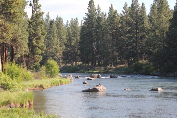 The Deschutes River.