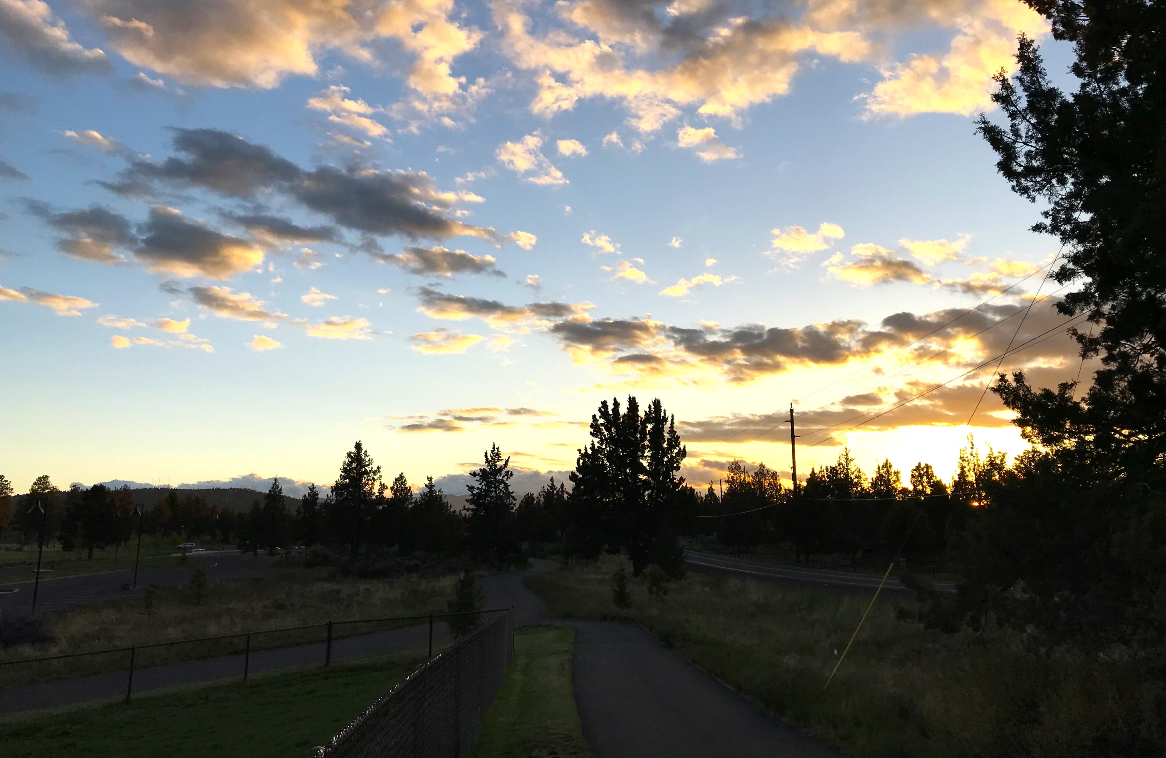 Sunset at Pine Nursery Park
