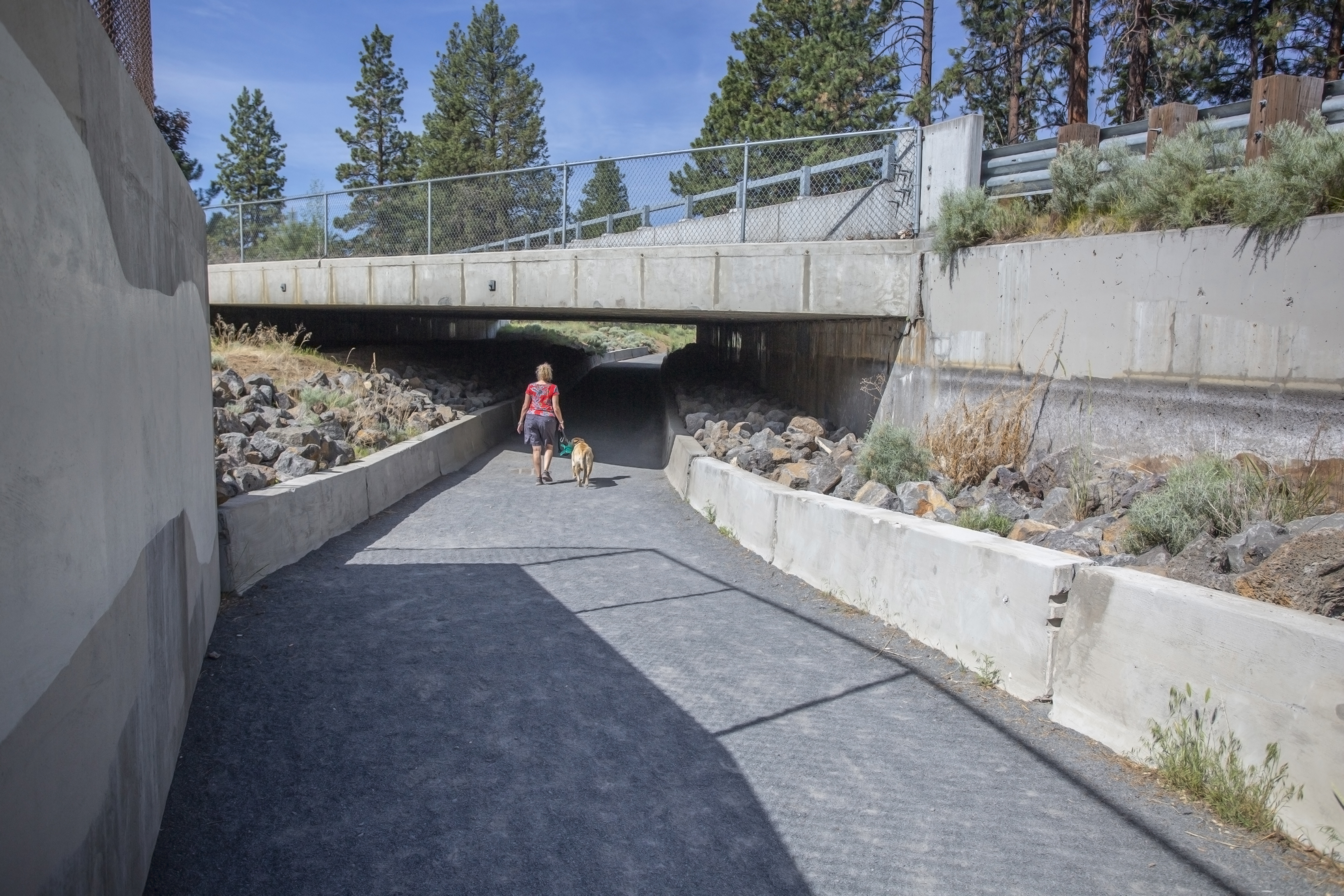 The COHCT undercrossing at Brookswood Boulevard