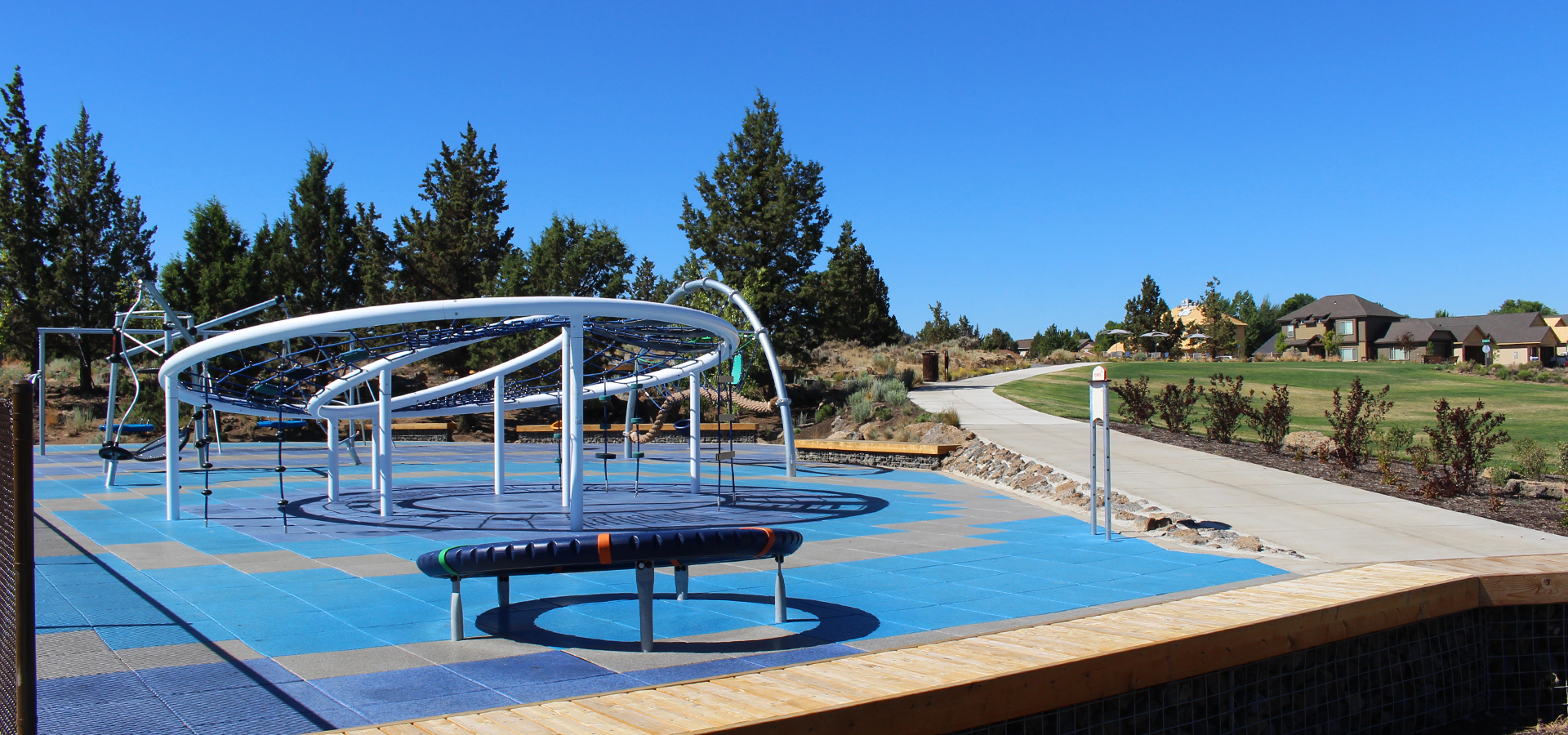 A play structure at Eagle Park.